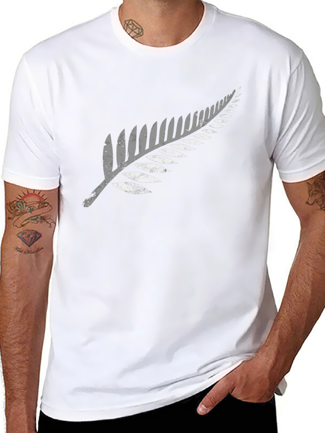 Fern Graphic Black T-Shirt