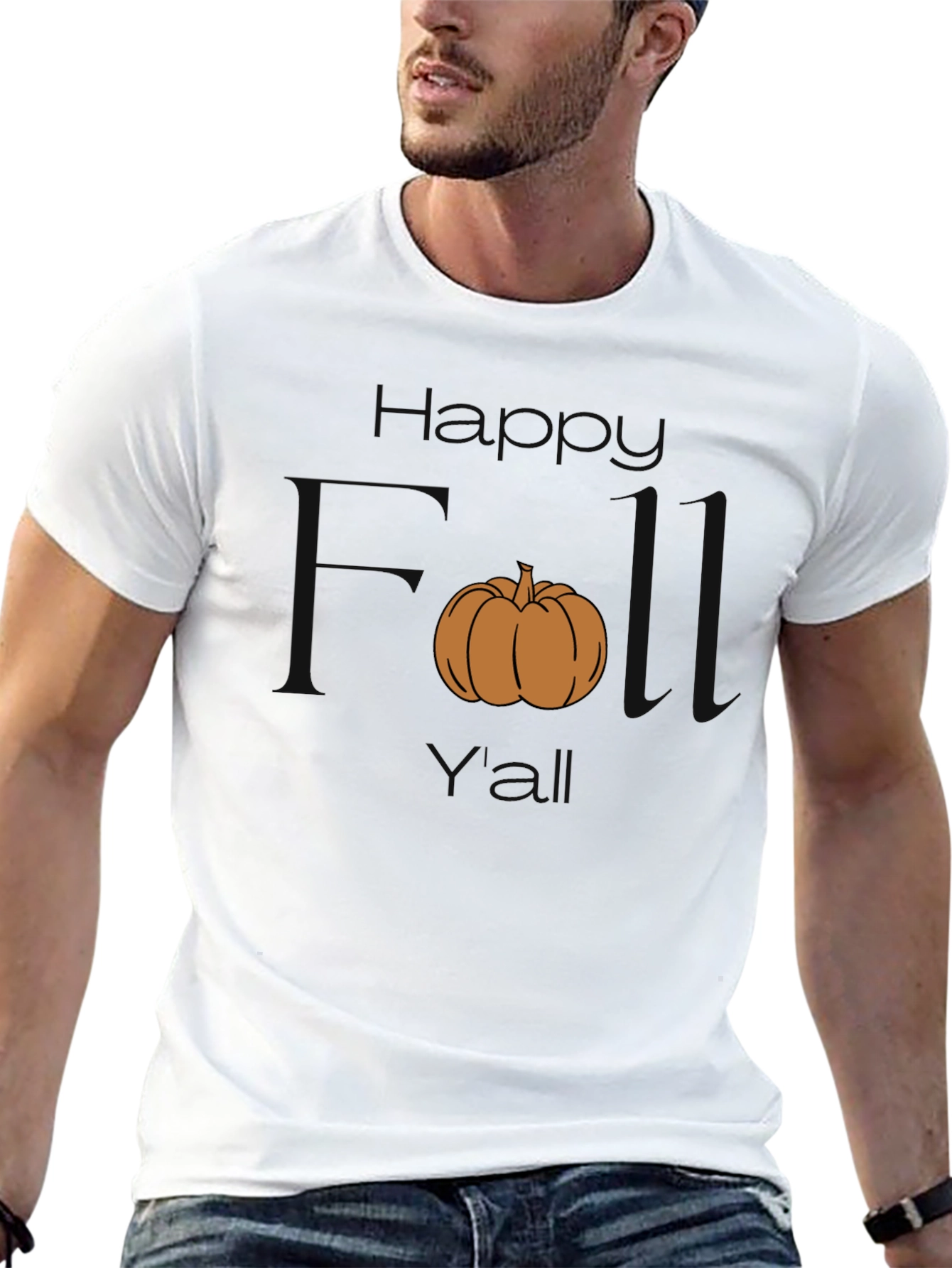 Happy Fall Yall Pumpkin Graphic Tee