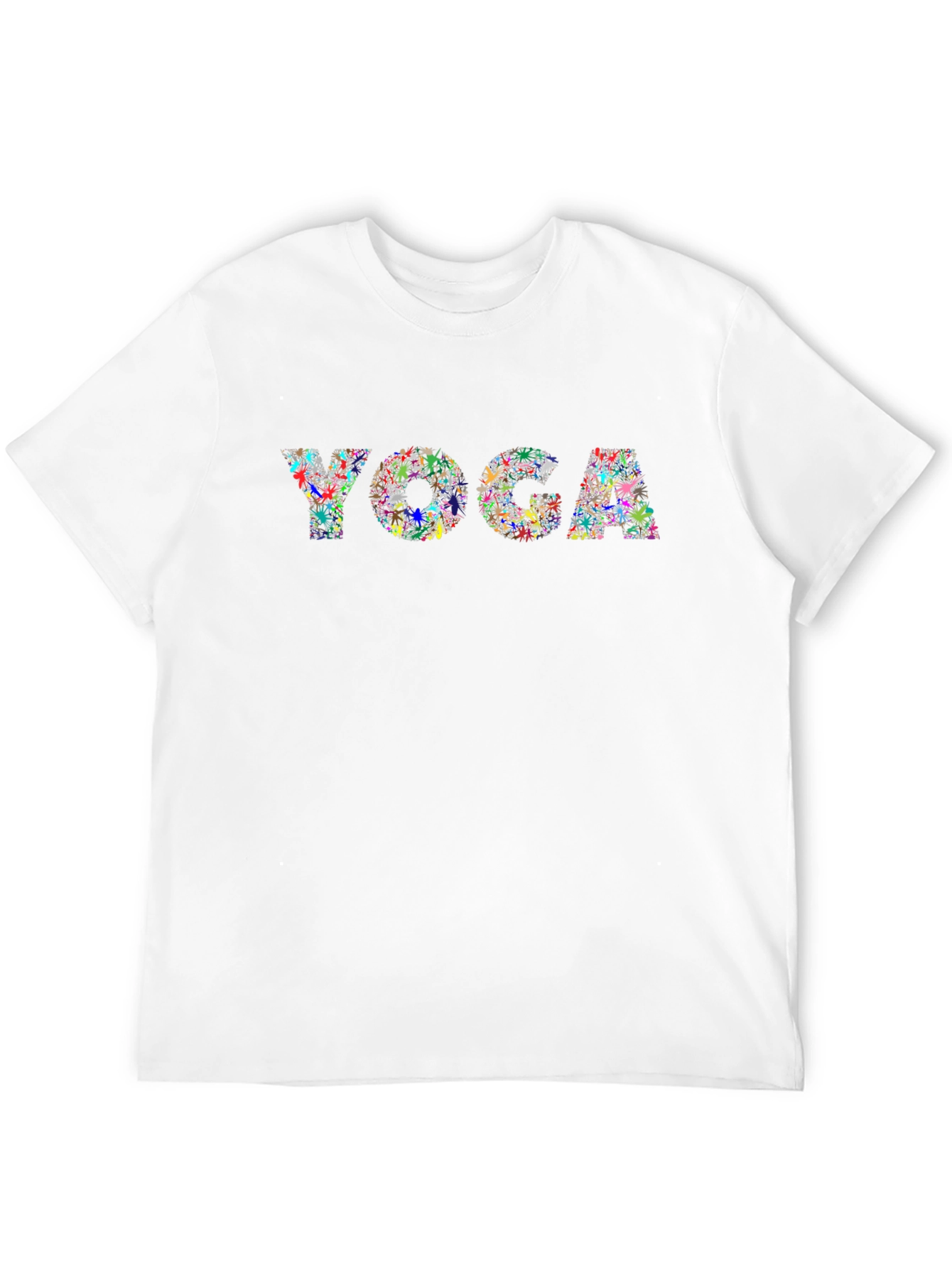 Yoga Graphic Tee - Black Cotton Comfort Fit