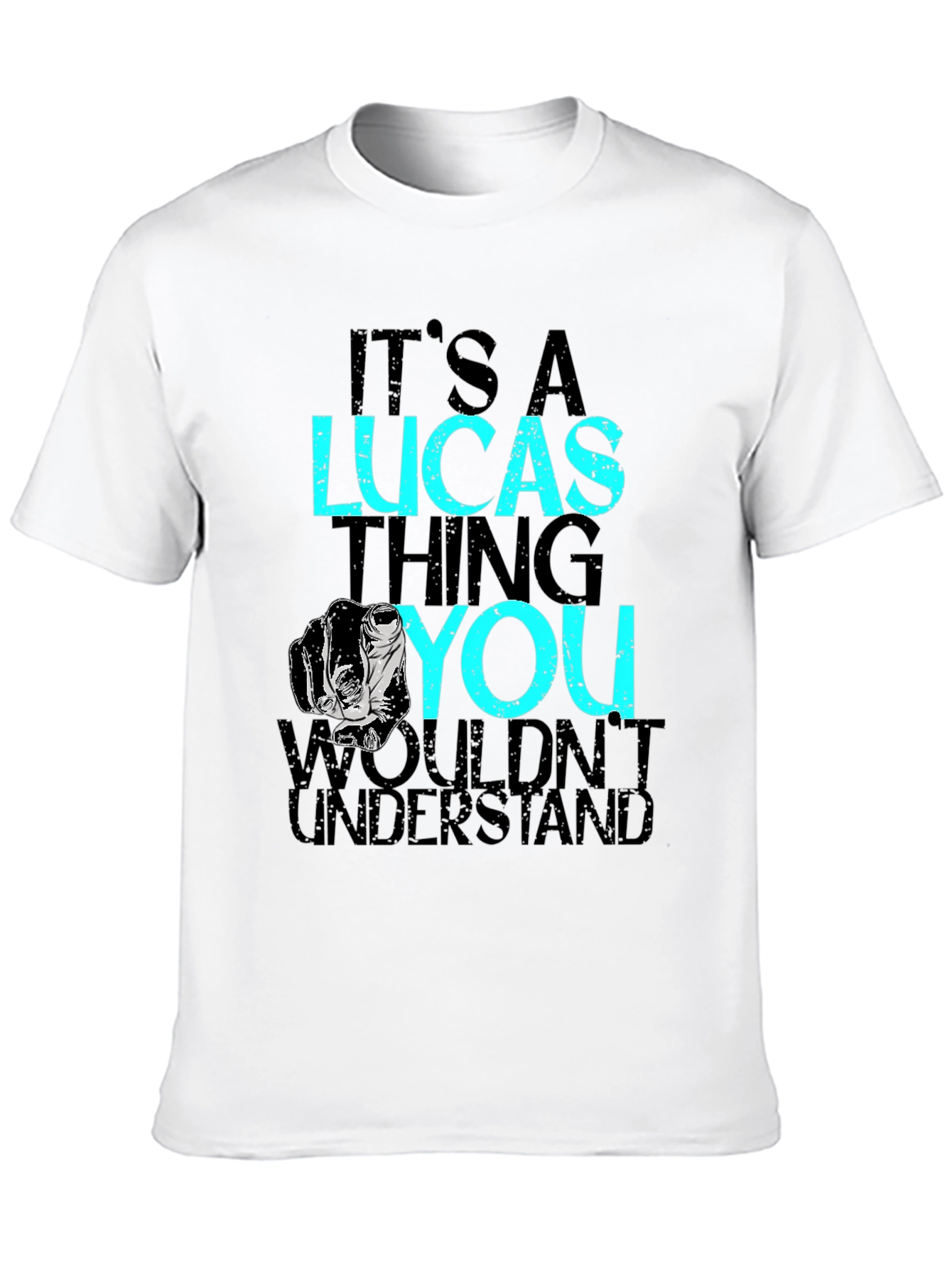 Its A Lucas Thing T-Shirt - Black
