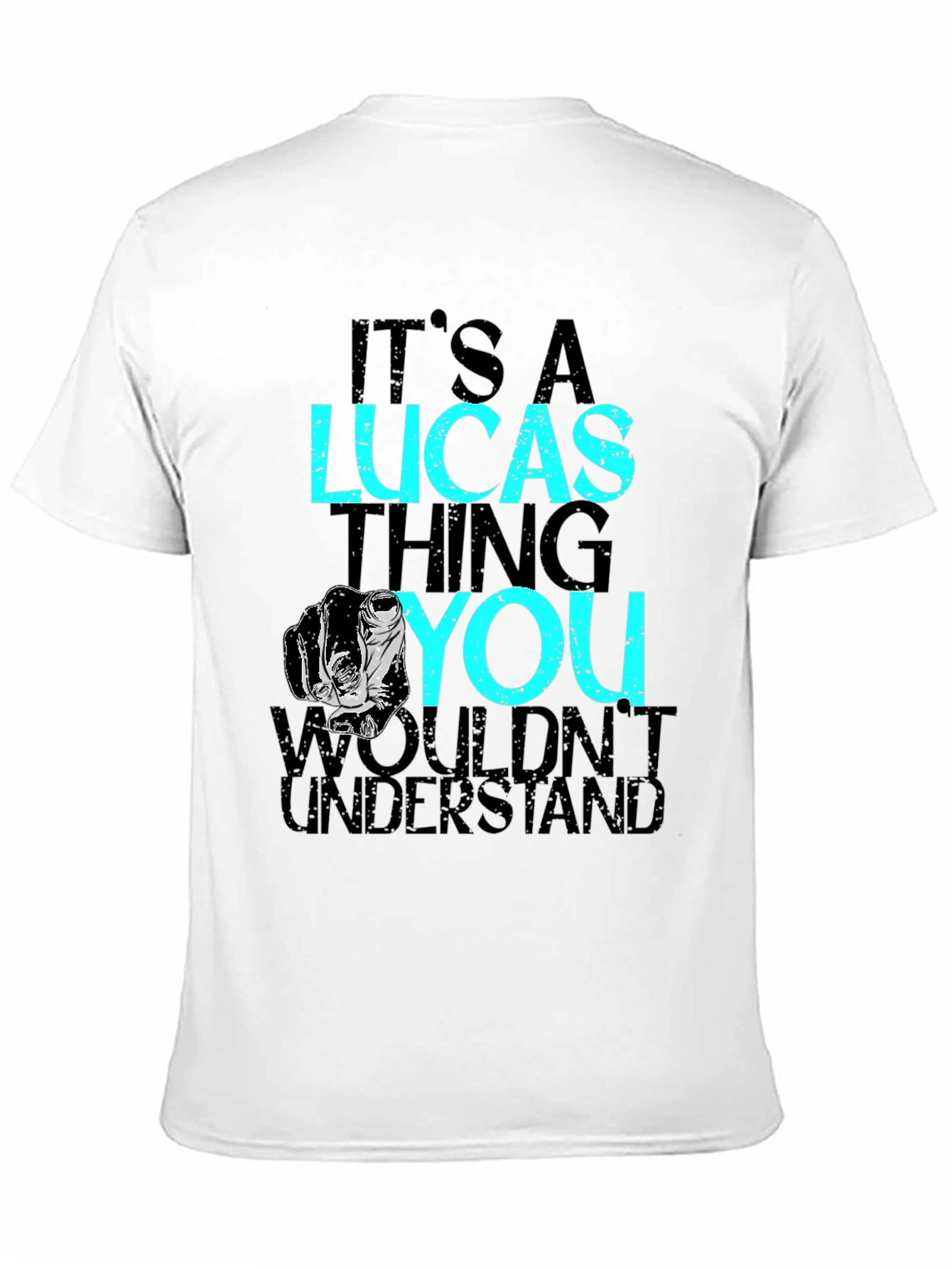 Its A Lucas Thing T-Shirt - Black