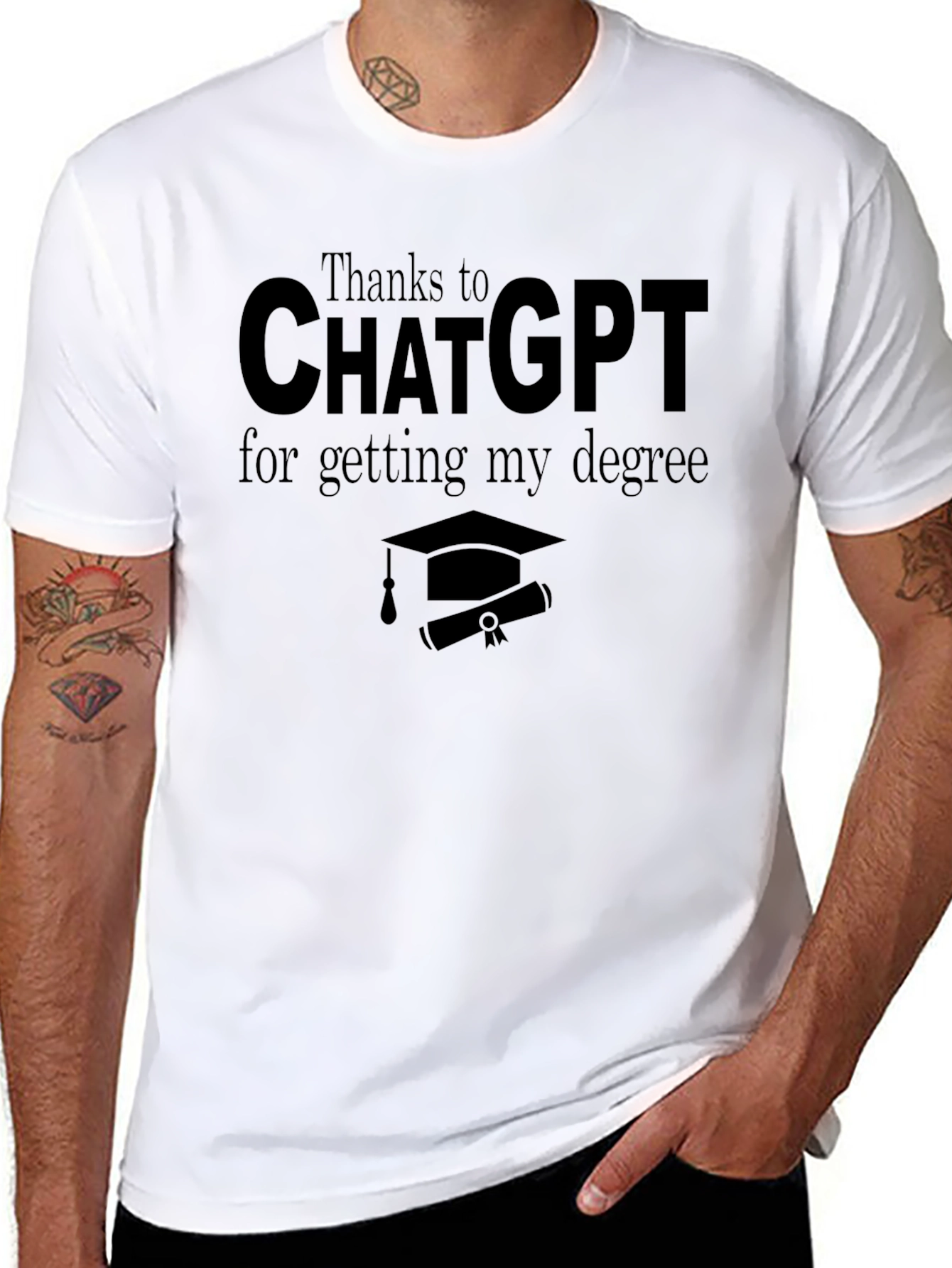 ChatGPT Degree T-Shirt - Graduation Gift