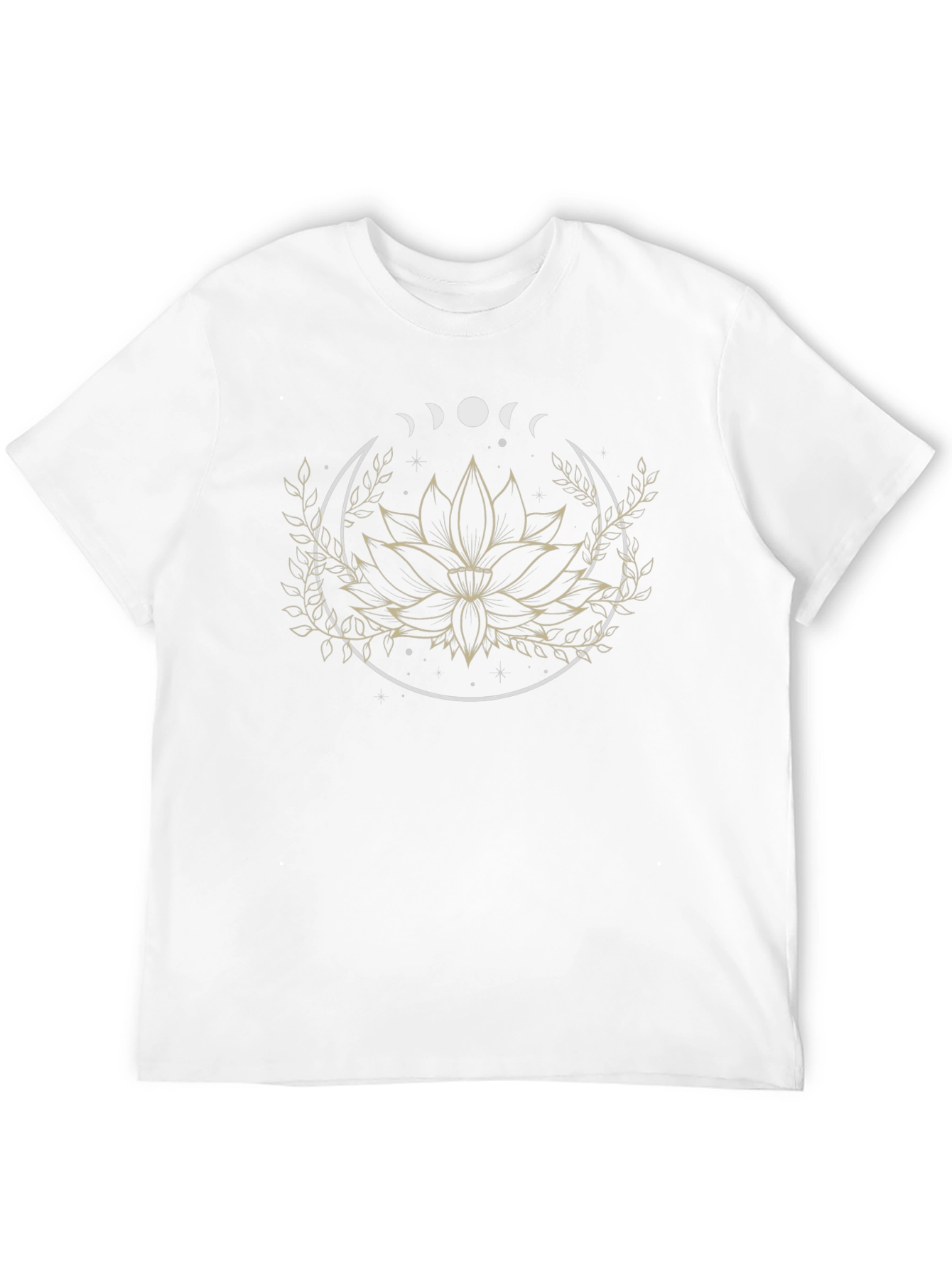 Lotus Moon Graphic Tee - Black