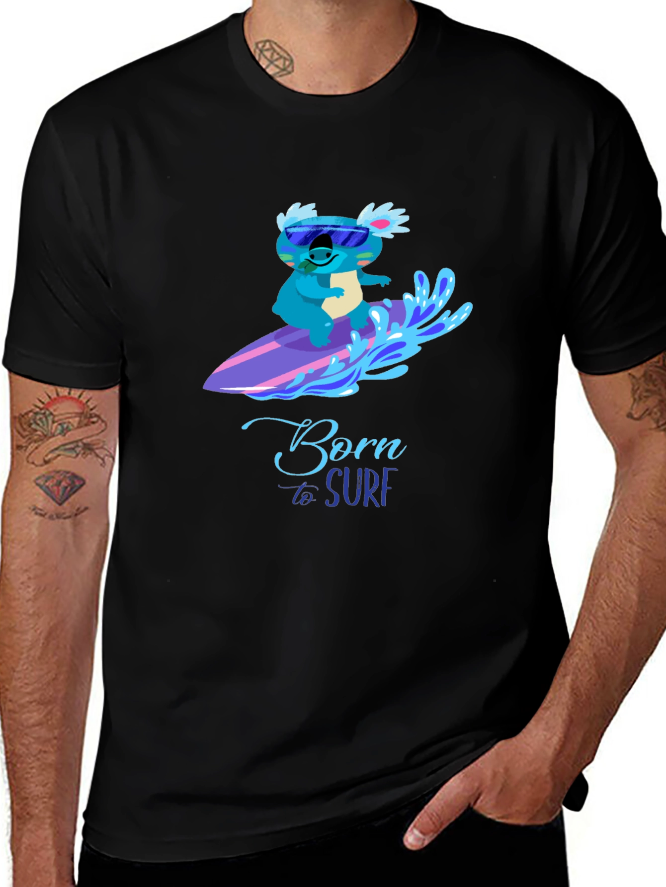 Born to Surf Koala Graphic Tee