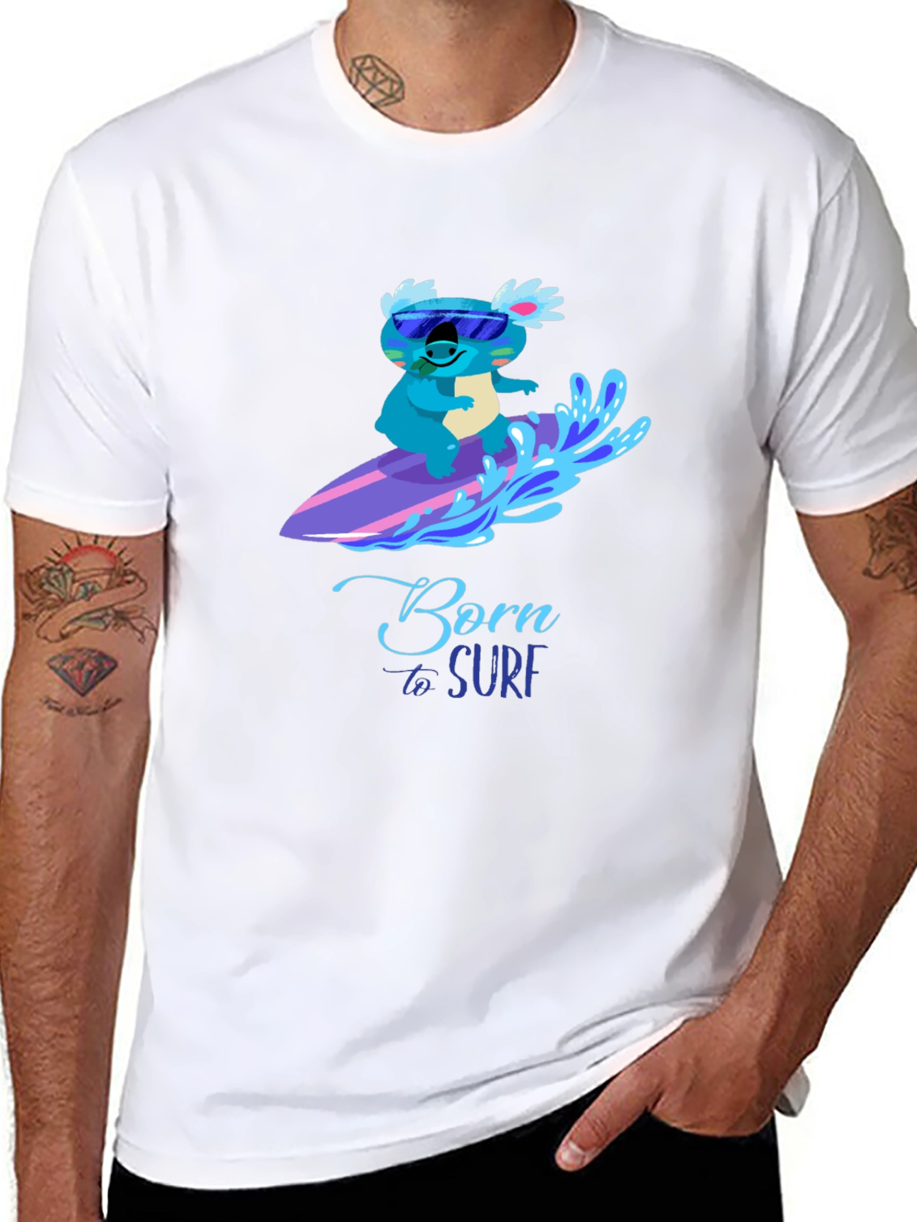 Born to Surf Koala Graphic Tee