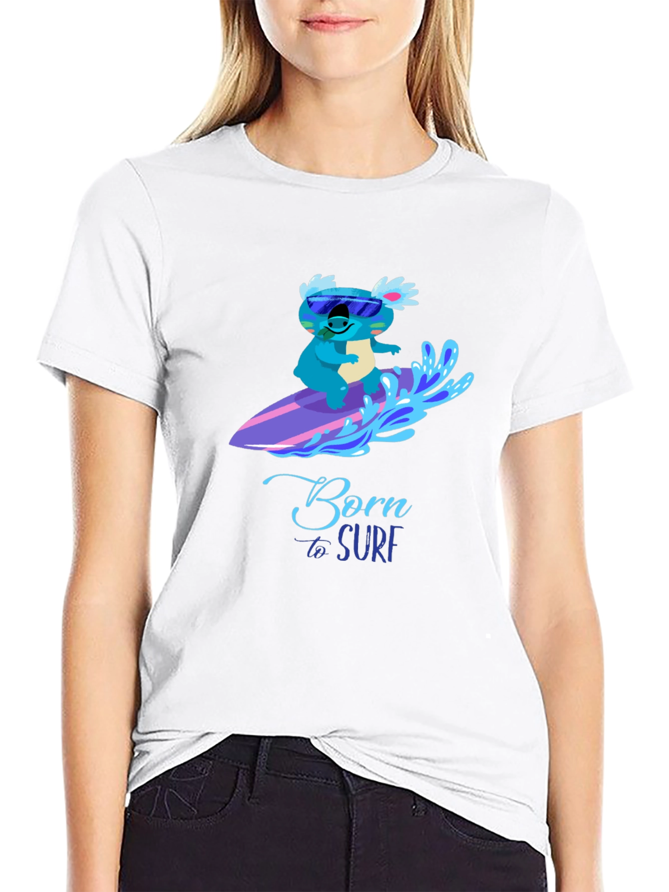 Born to Surf Koala Graphic Tee