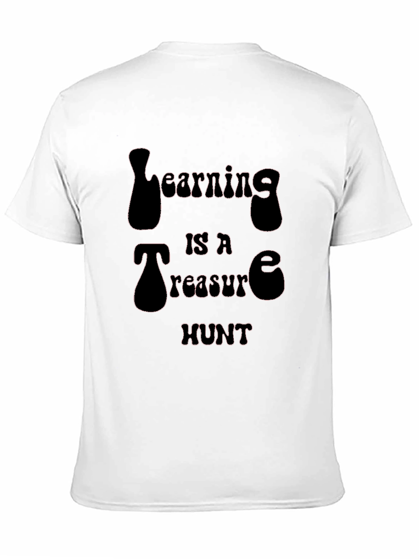 Learning is a Treasure Hunt Black T-Shirt