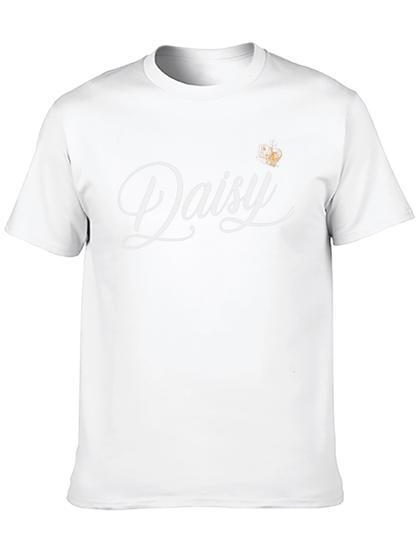 Daisy Script Graphic Tee - Unisex Black T-Shirt