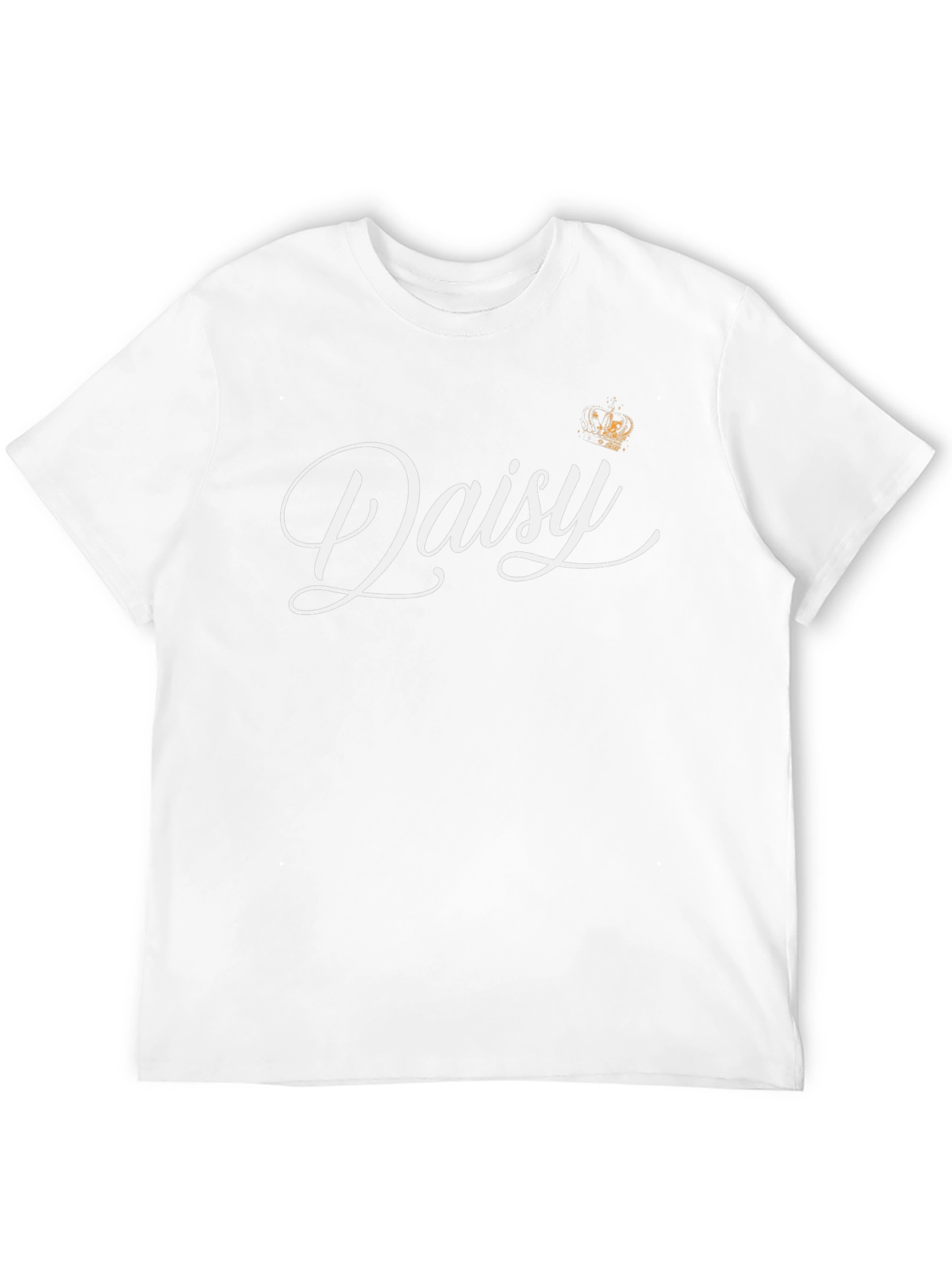 Daisy Script Graphic Tee - Unisex Black T-Shirt