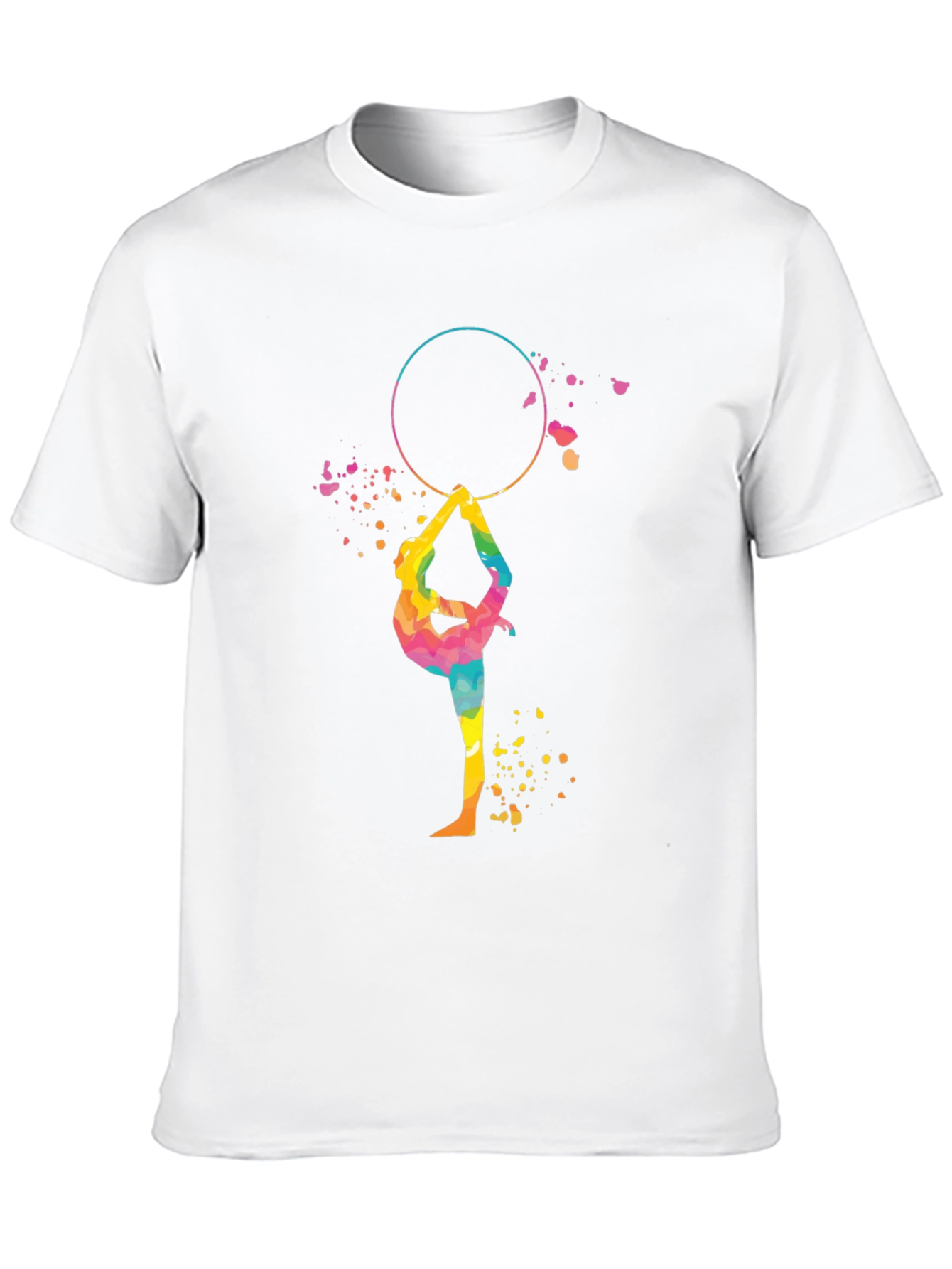 Gymnast Rainbow T-Shirt - Athletic Design