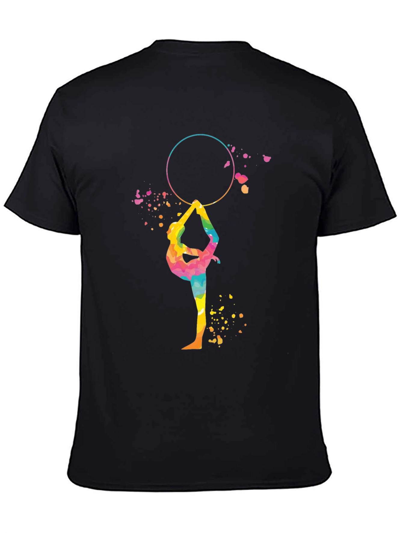 Gymnast Rainbow T-Shirt - Athletic Design