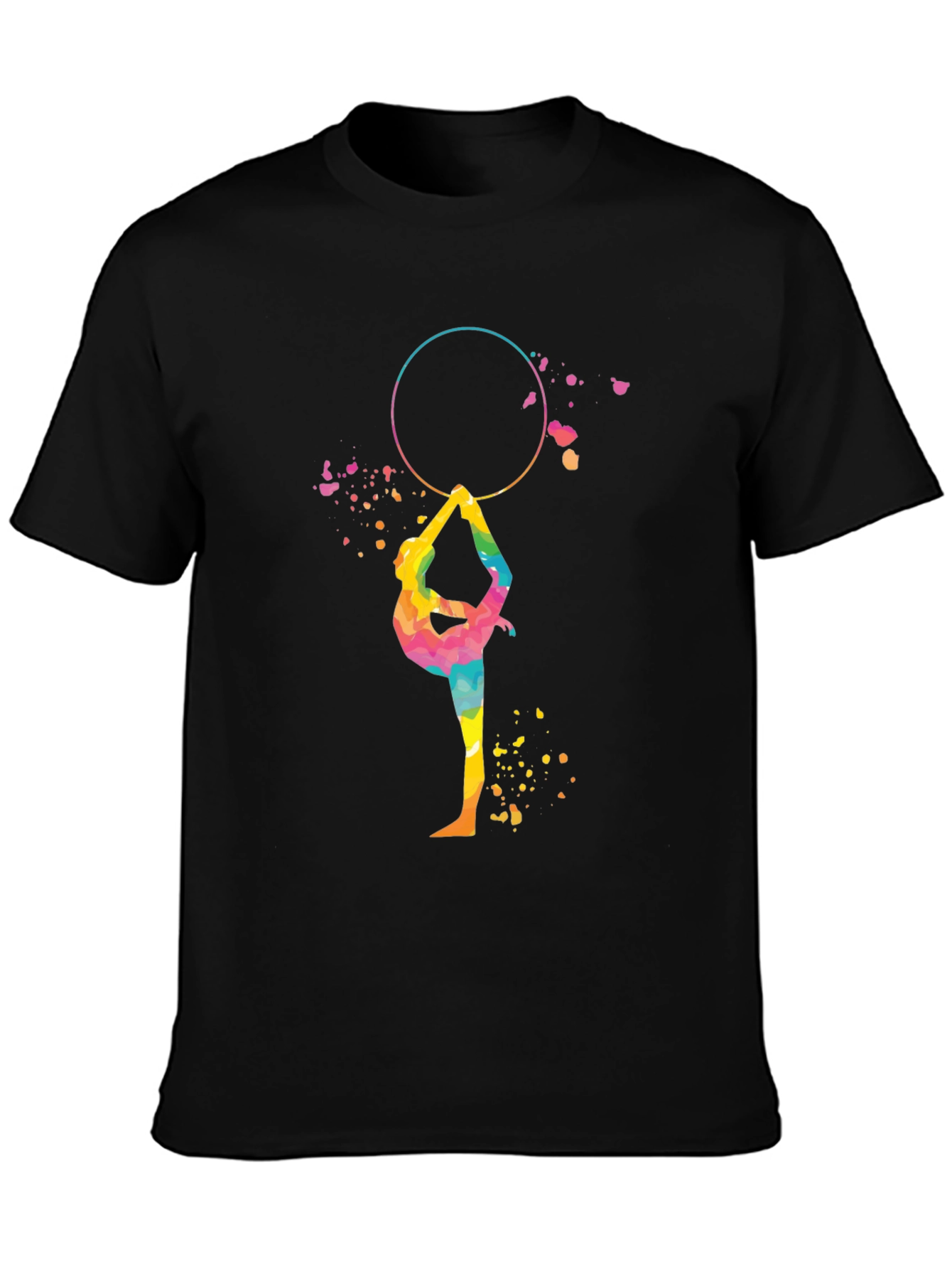 Gymnast Rainbow T-Shirt - Athletic Design