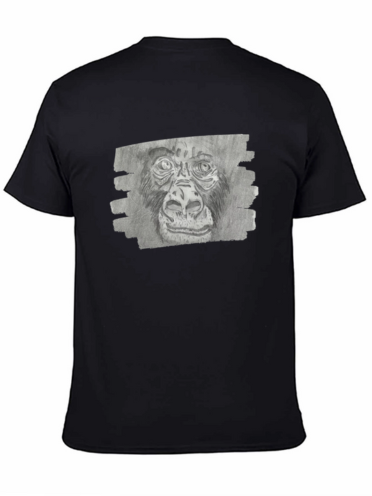 Gorilla Sketch Tee - Artistic Graphic Print T-Shirt