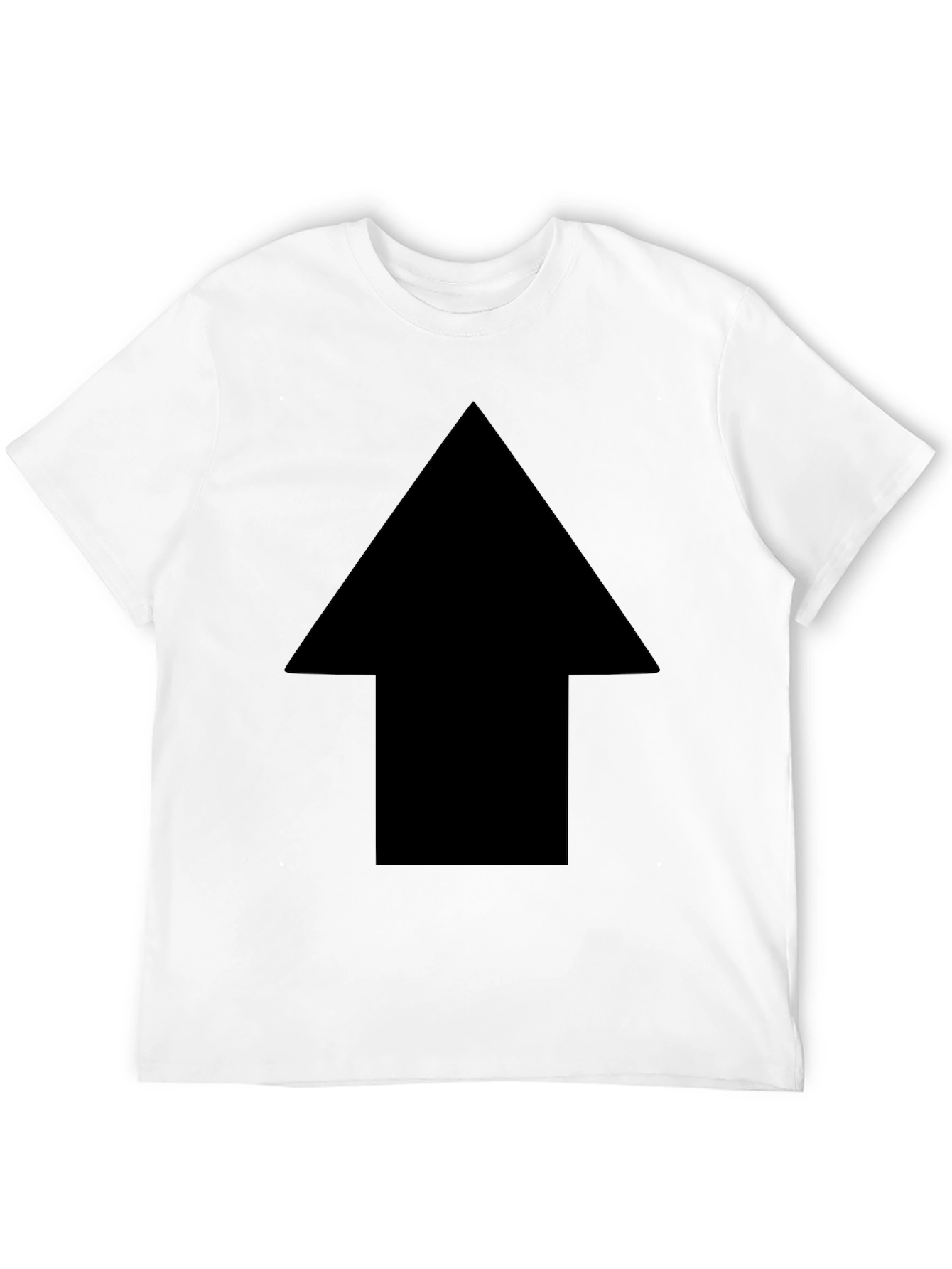 Bold Arrow Graphic Tee - Casual Cotton Shirt
