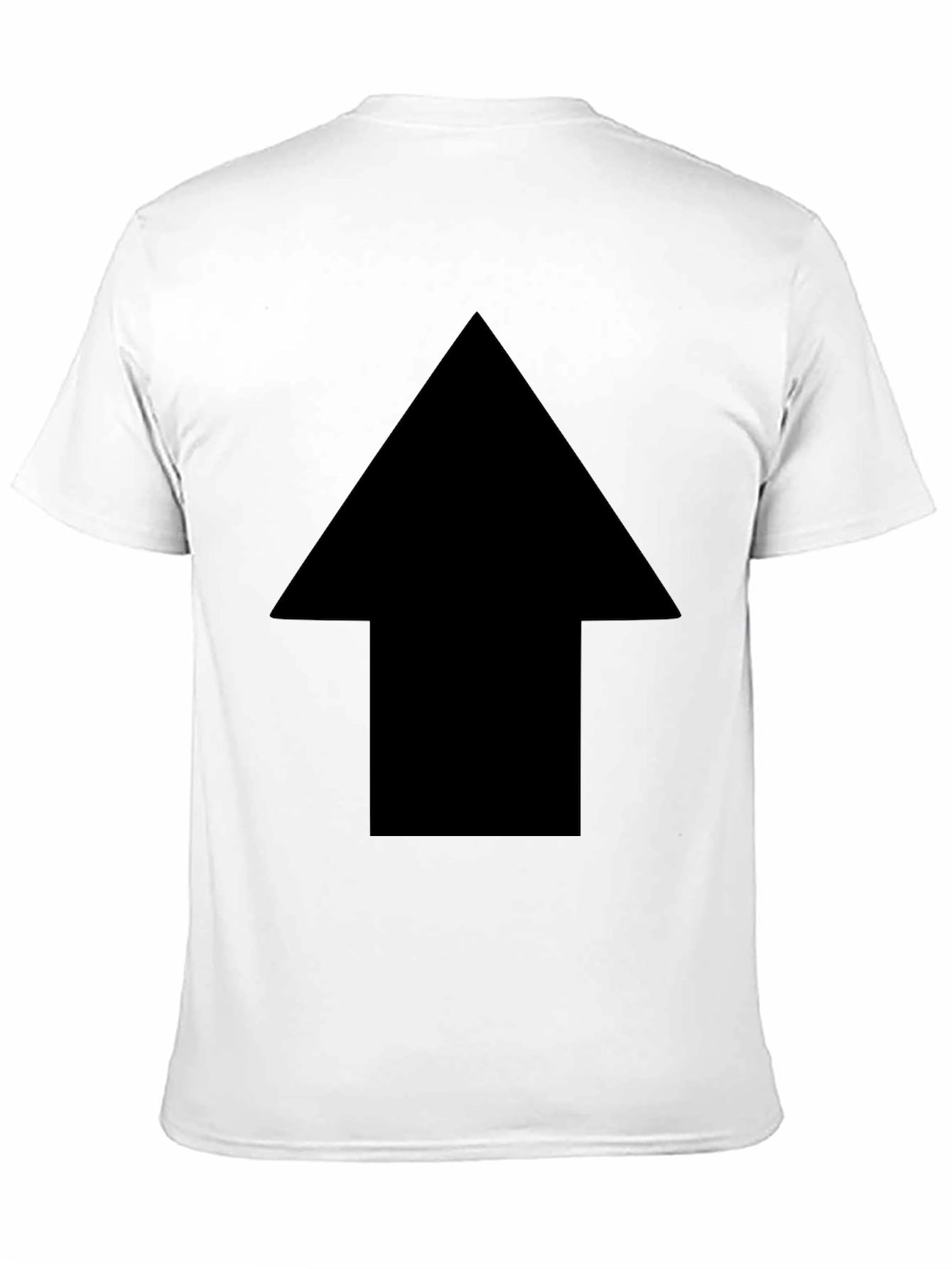 Bold Arrow Graphic Tee - Casual Cotton Shirt