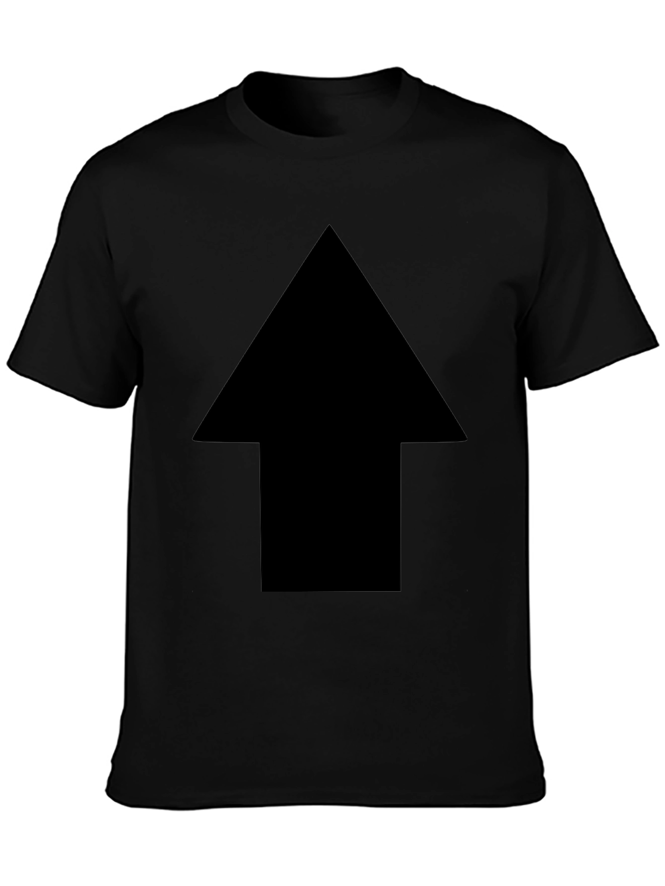 Bold Arrow Graphic Tee - Casual Cotton Shirt