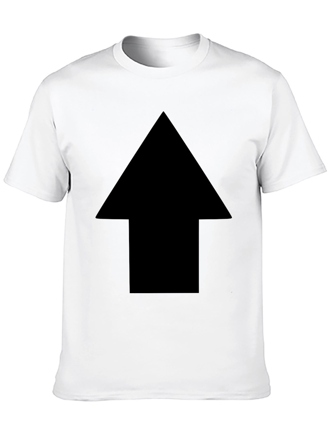 Bold Arrow Graphic Tee - Casual Cotton Shirt