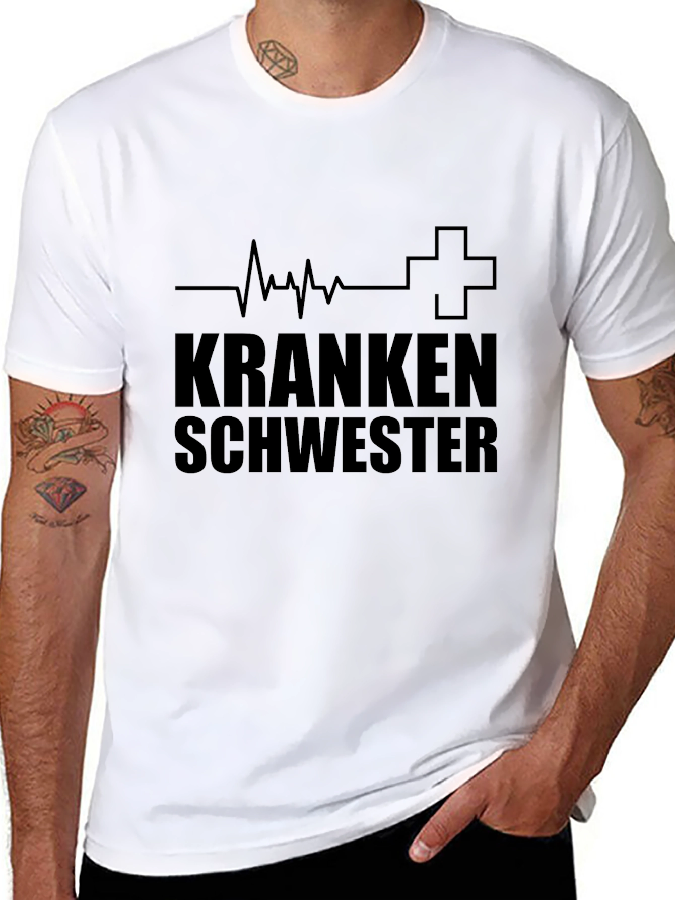 Krankenschwester Nurse T-Shirt - Black