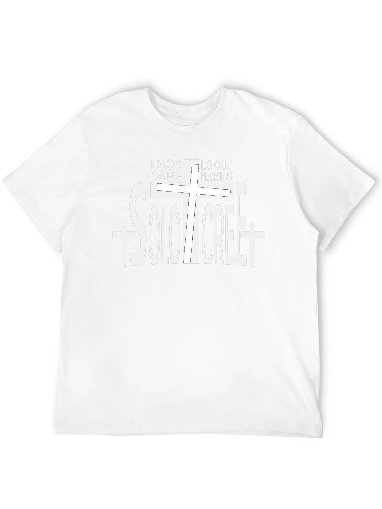 Dios Sabe T-Shirt Christian Faith Believe Design