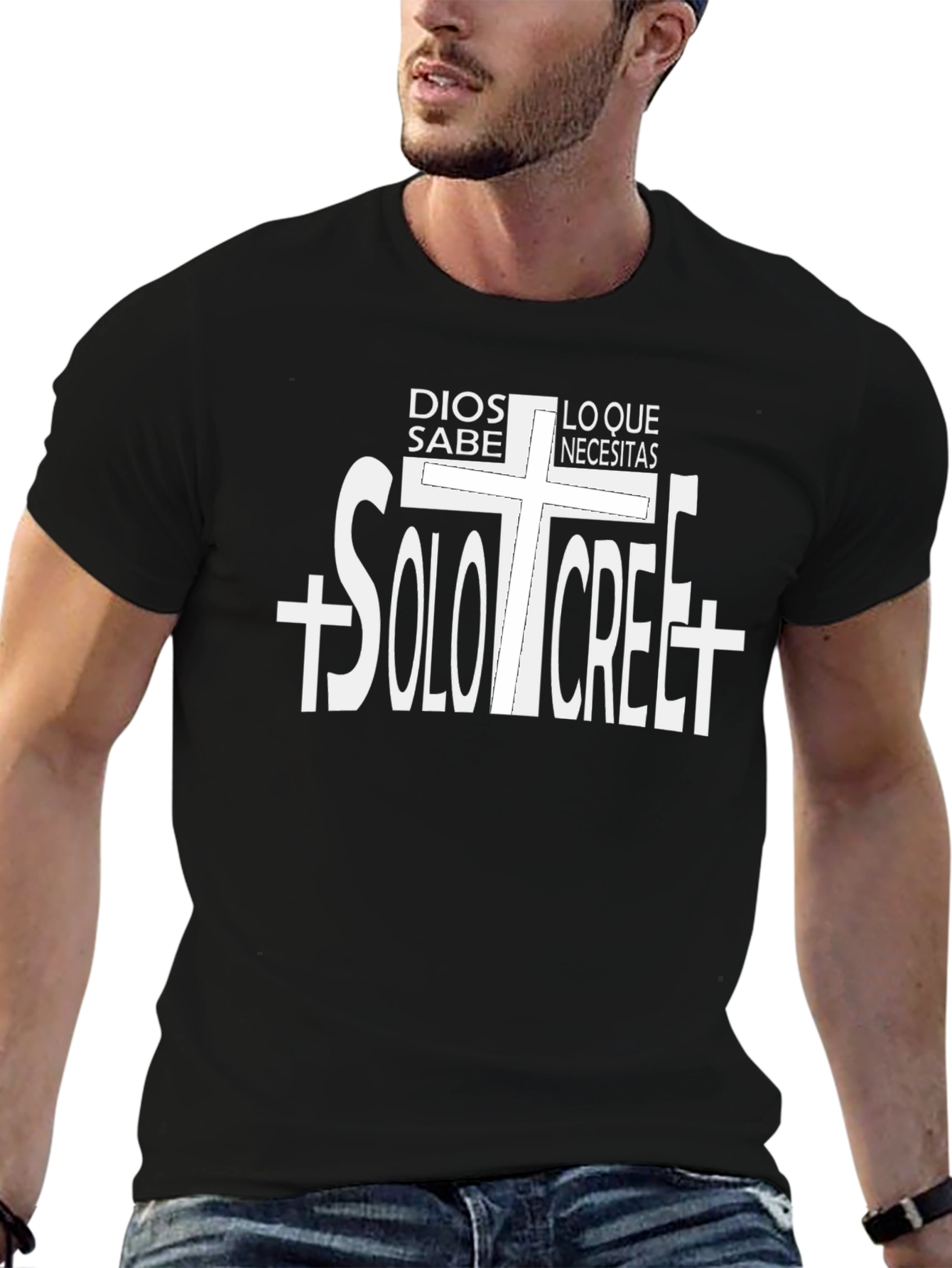 Dios Sabe T-Shirt Christian Faith Believe Design