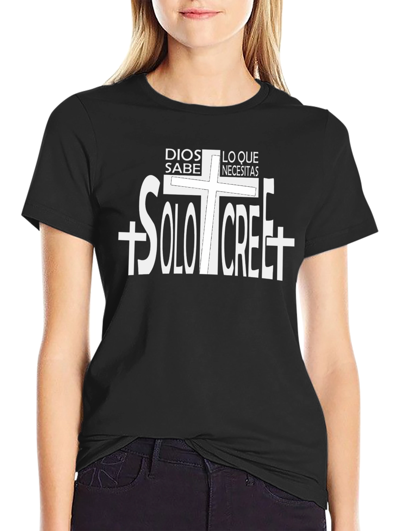 Dios Sabe T-Shirt Christian Faith Believe Design