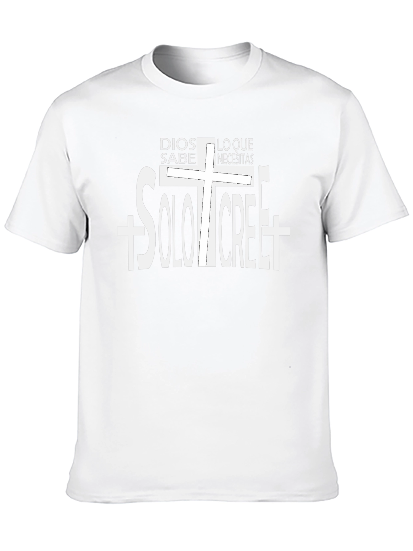 Dios Sabe T-Shirt Christian Faith Believe Design