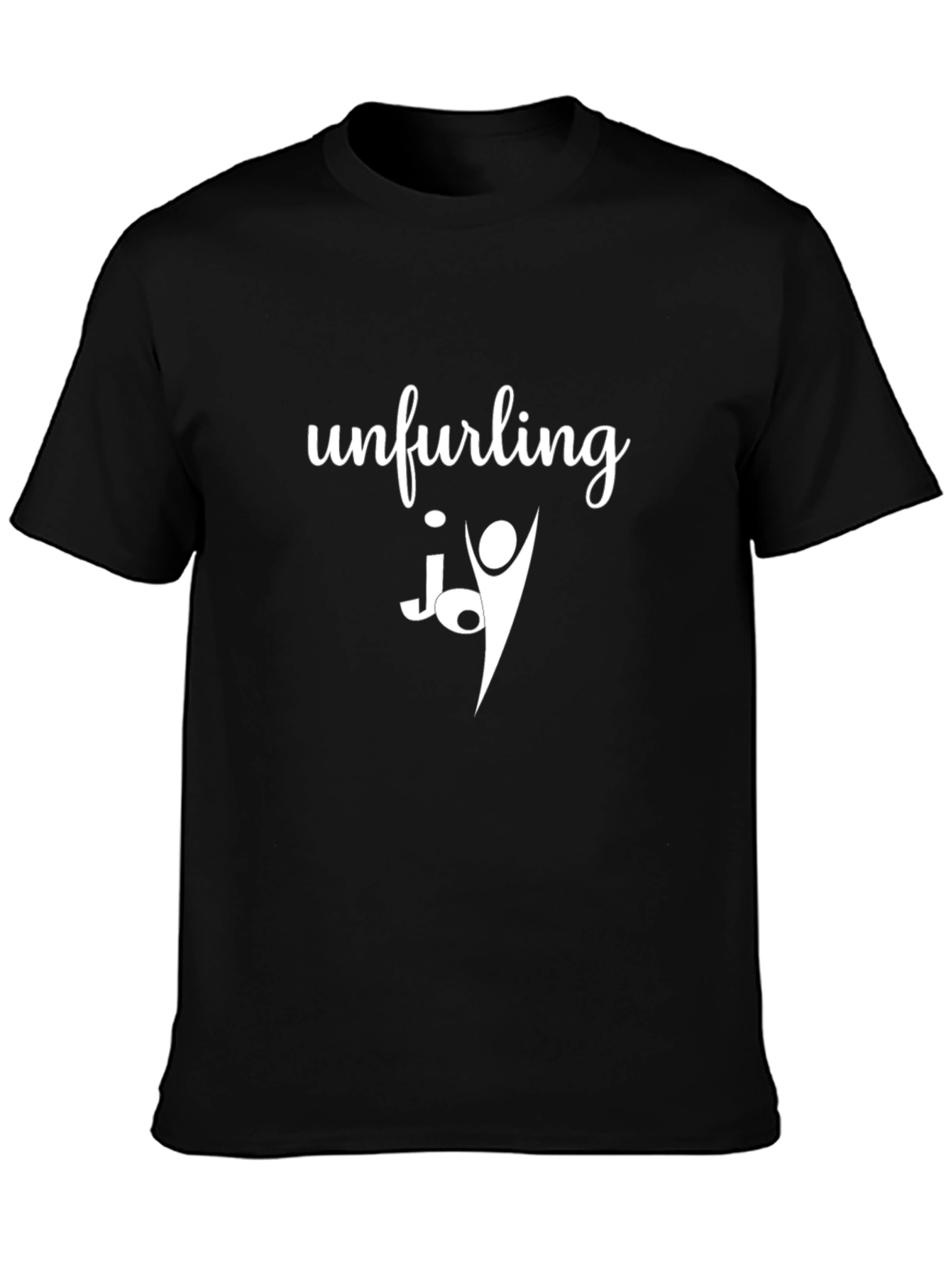 Unfurling Joy Graphic Tee - Modern Style