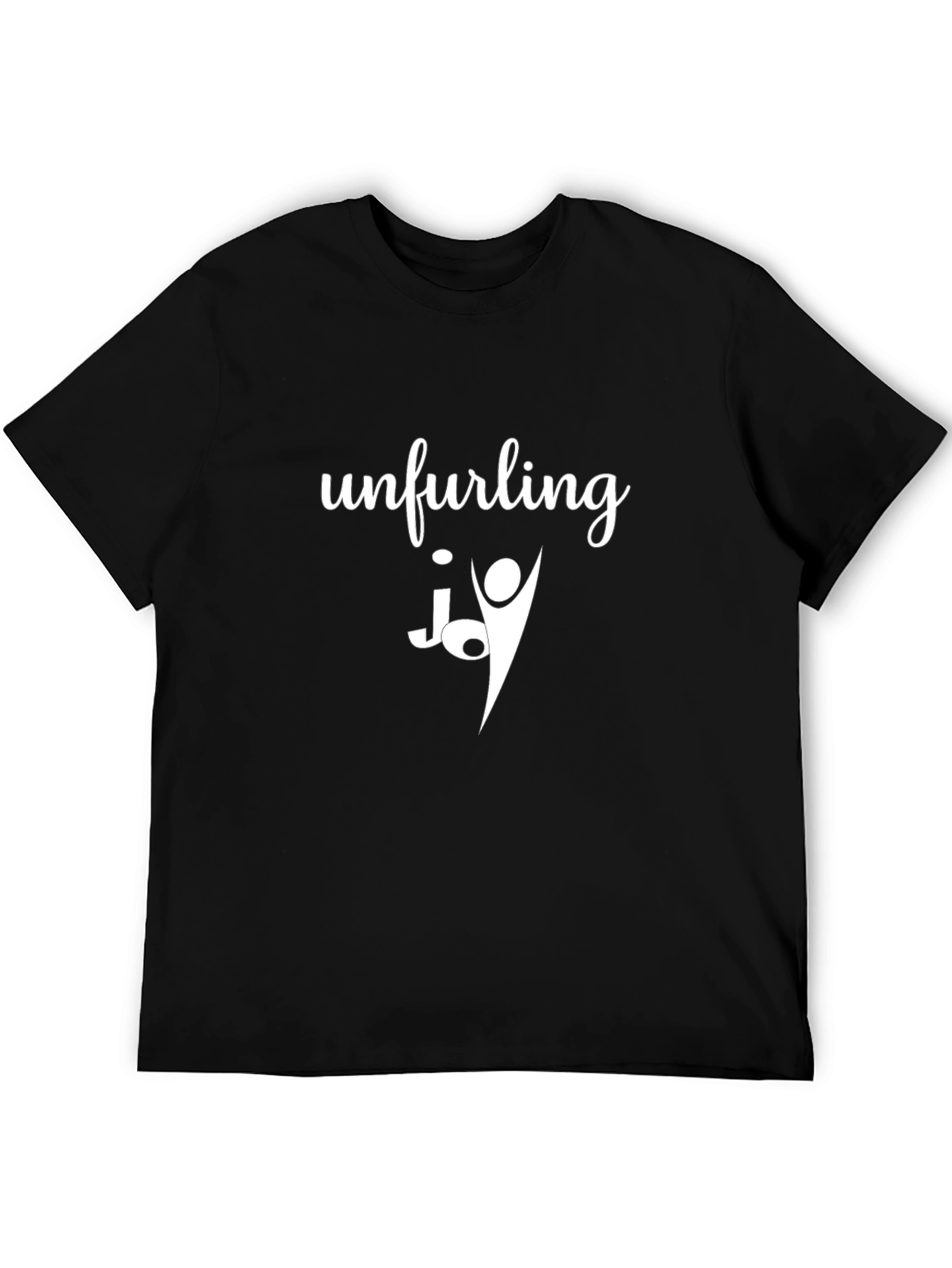 Unfurling Joy Graphic Tee - Modern Style