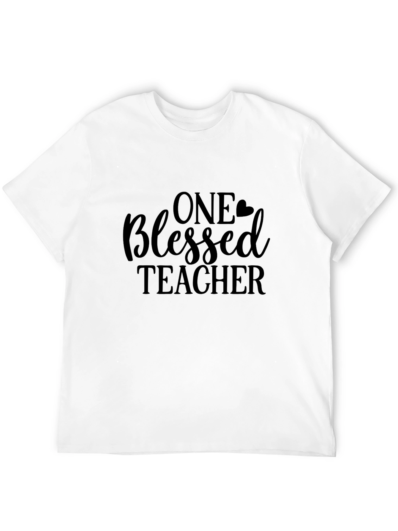 Blessed Teacher Black T-Shirt
