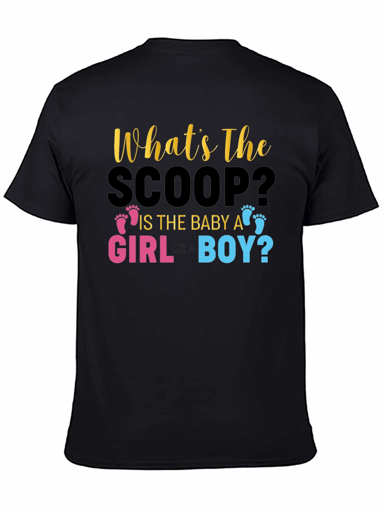 Gender Reveal Baby Scoop T-Shirt