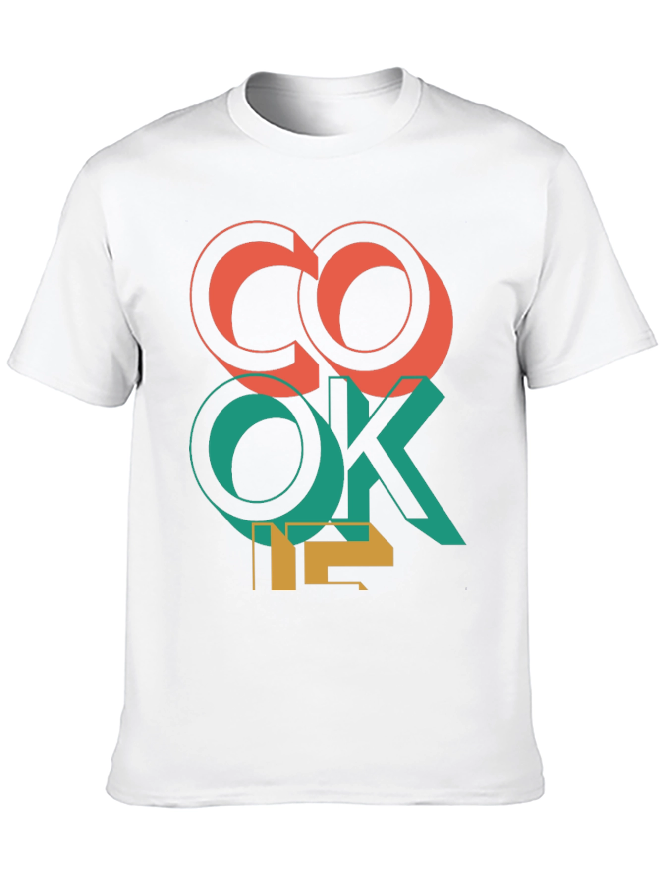Cool Cook Me Graphic Print Black T-Shirt