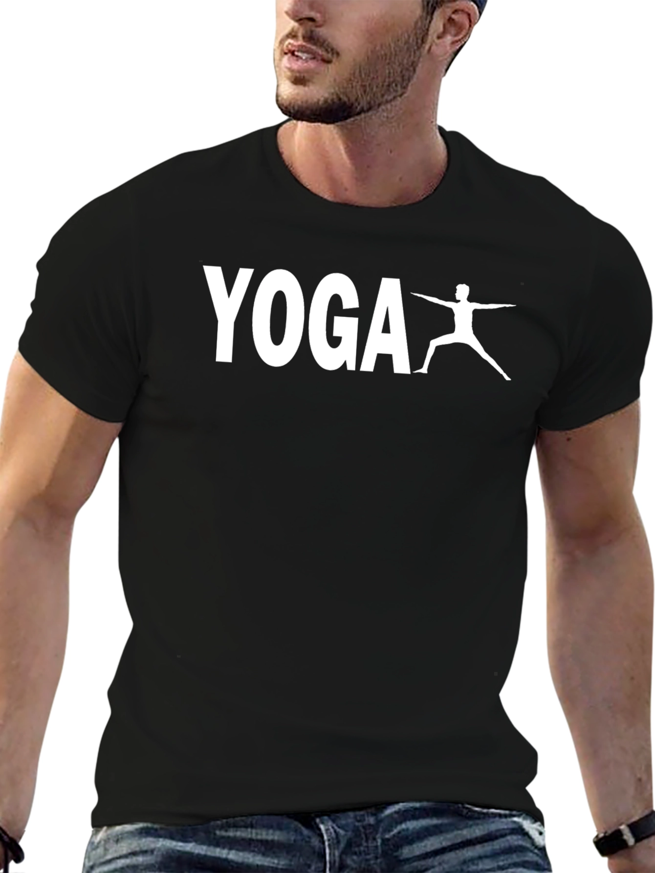 Yoga Graphic T-Shirt - Relaxed Fit Cotton Tee