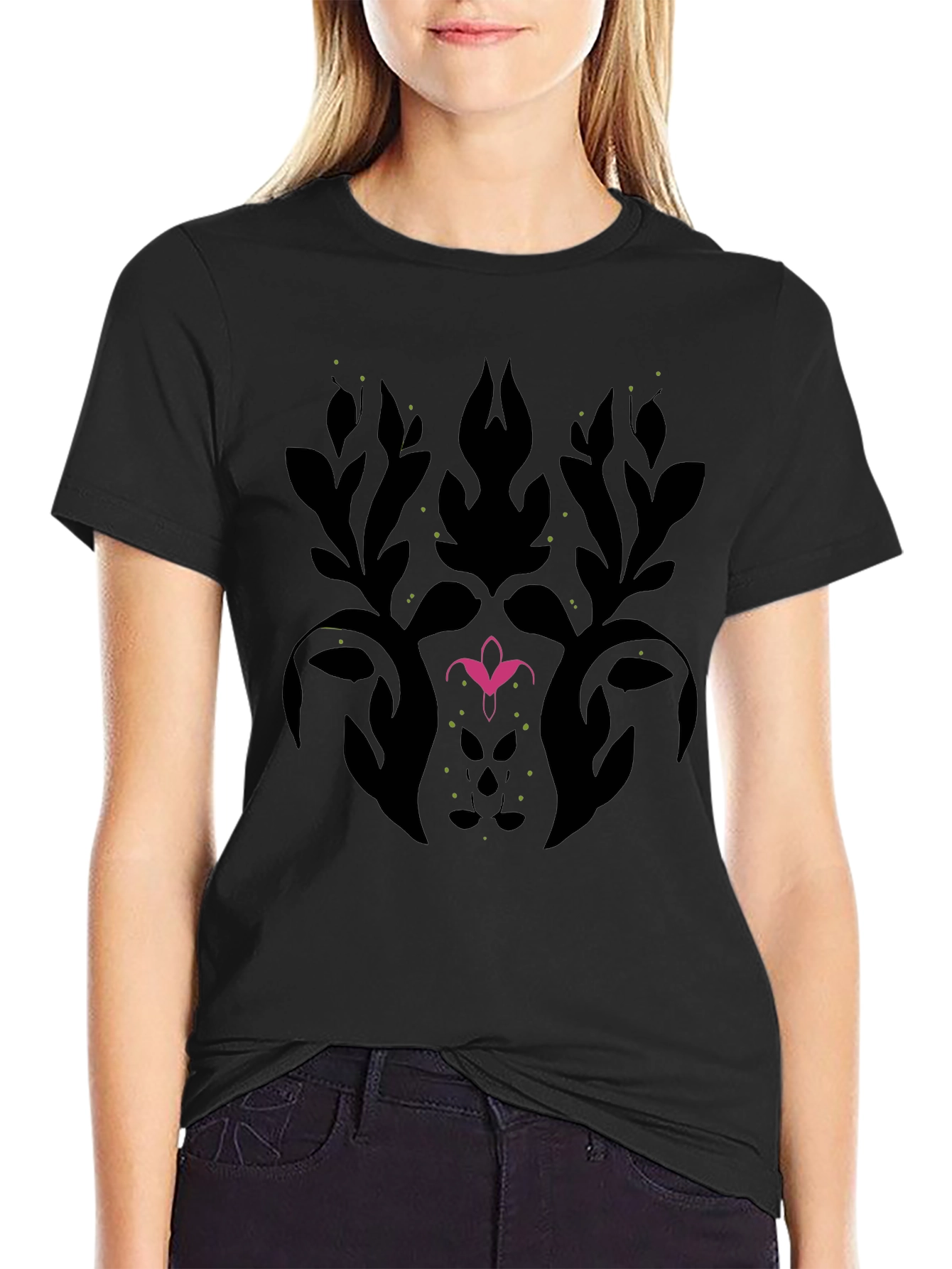 Floral Damask Graphic Tee - Stylish & Unique