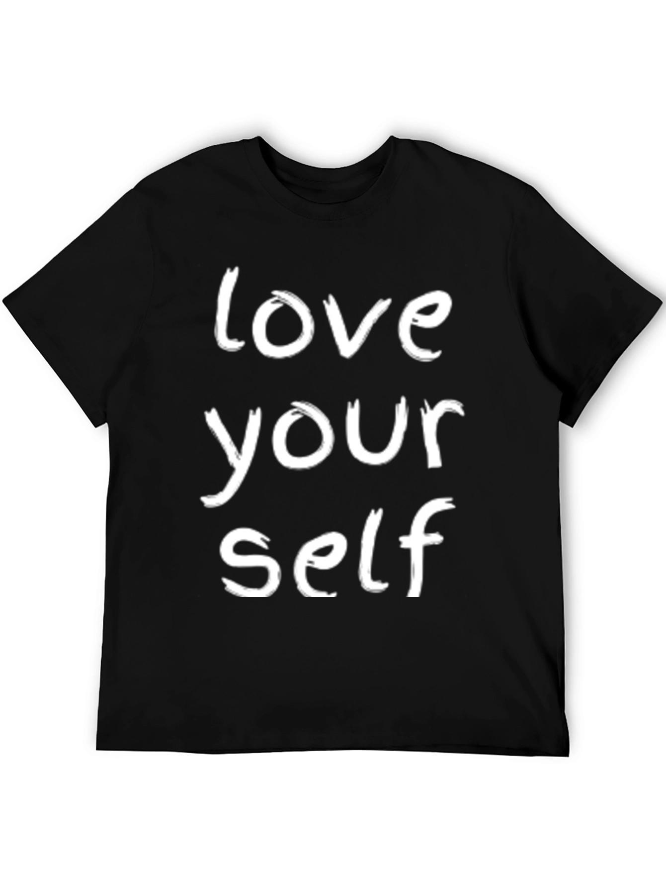 Love Yourself Graphic T-Shirt - Black