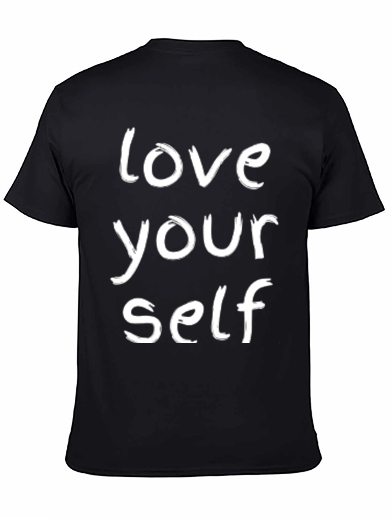 Love Yourself Graphic T-Shirt - Black
