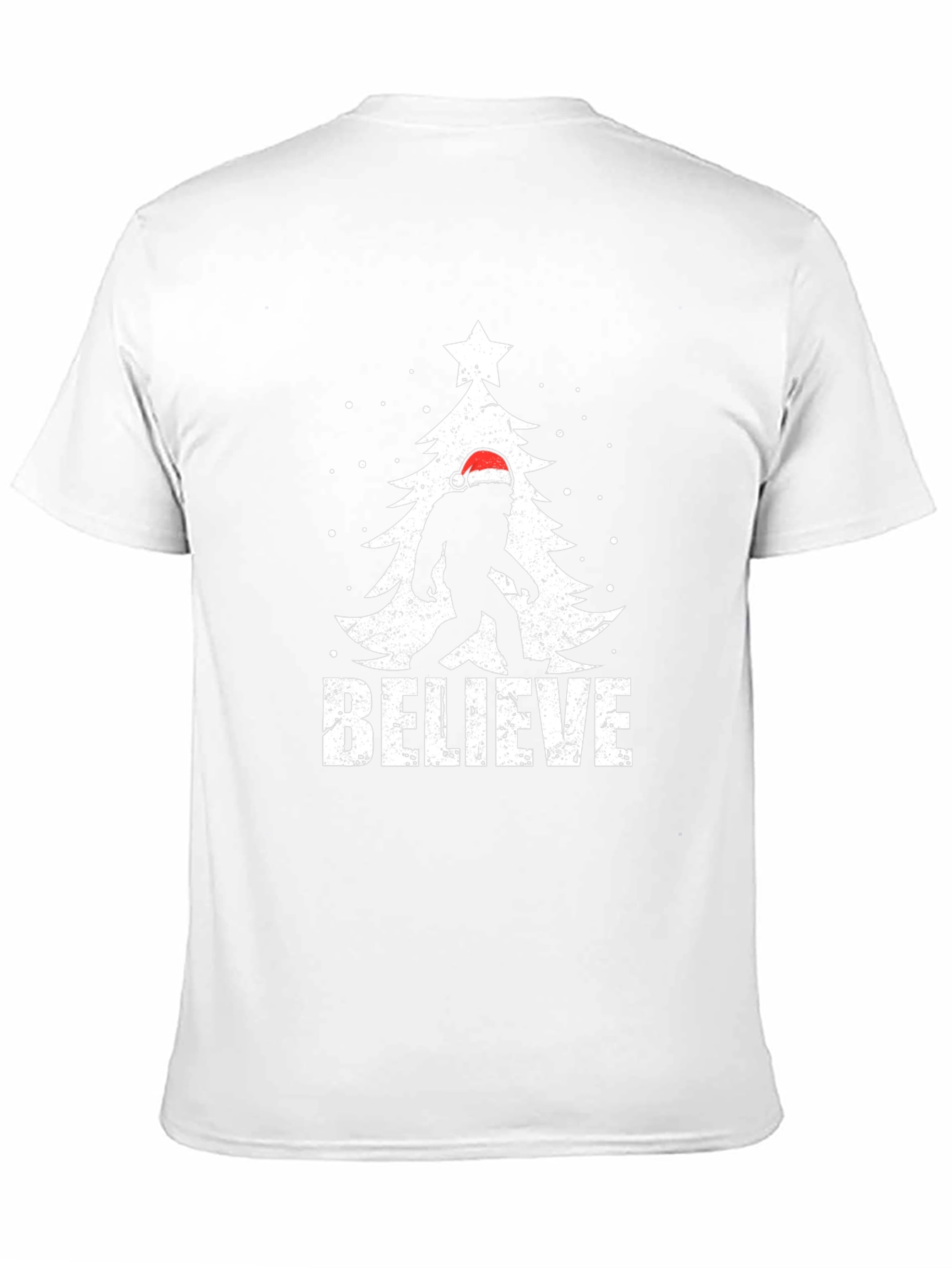 Believe Bigfoot Christmas T-Shirt