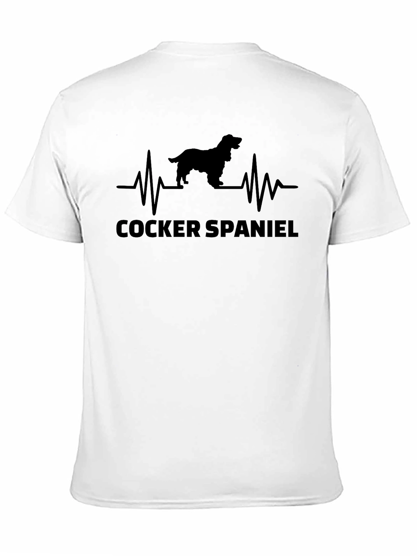 Cocker Spaniel Heartbeat T-Shirt - Dog Lover Tee