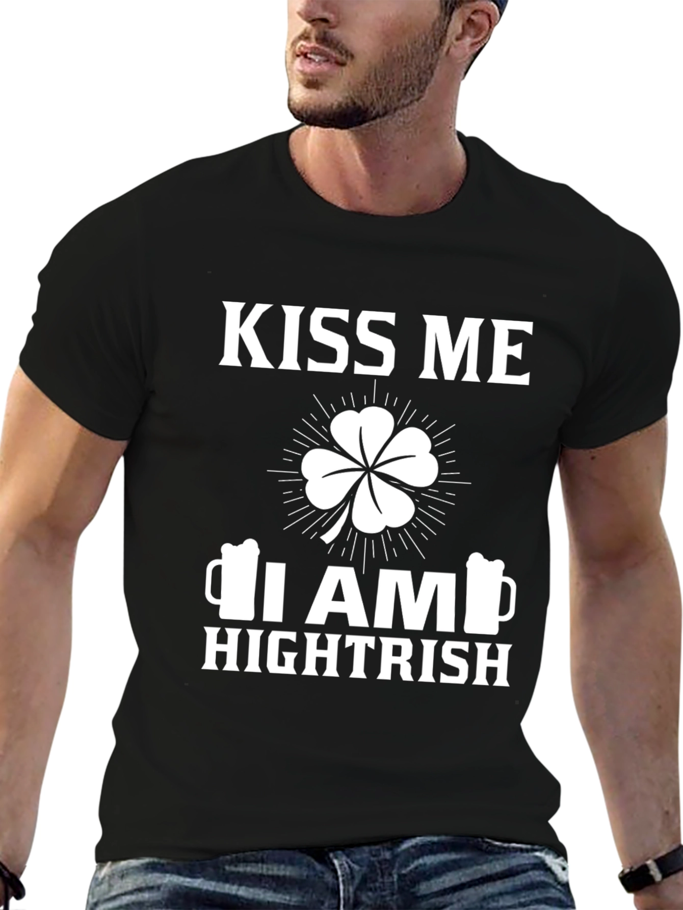 Kiss Me I am Hightrish St Patricks Day T-Shirt