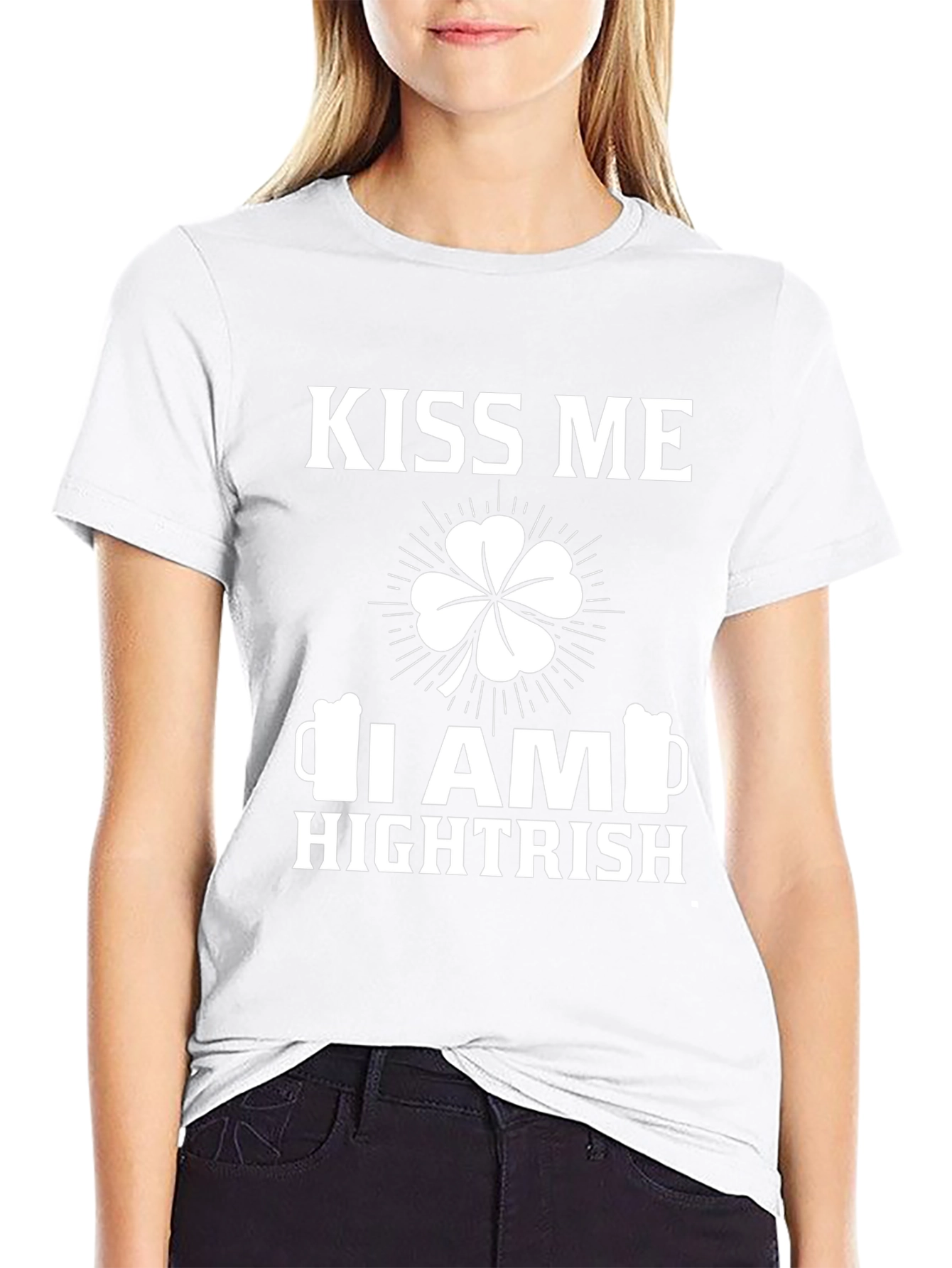 Kiss Me I am Hightrish St Patricks Day T-Shirt