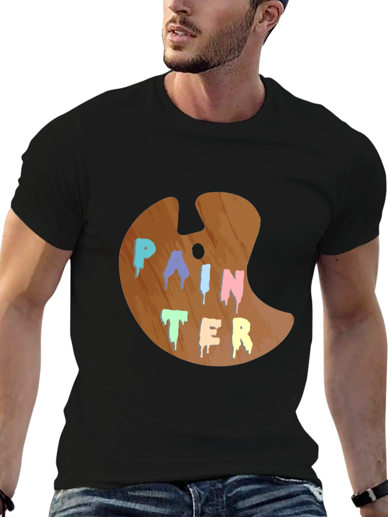 Painter Palette Graphic Tee - Artistic Expression