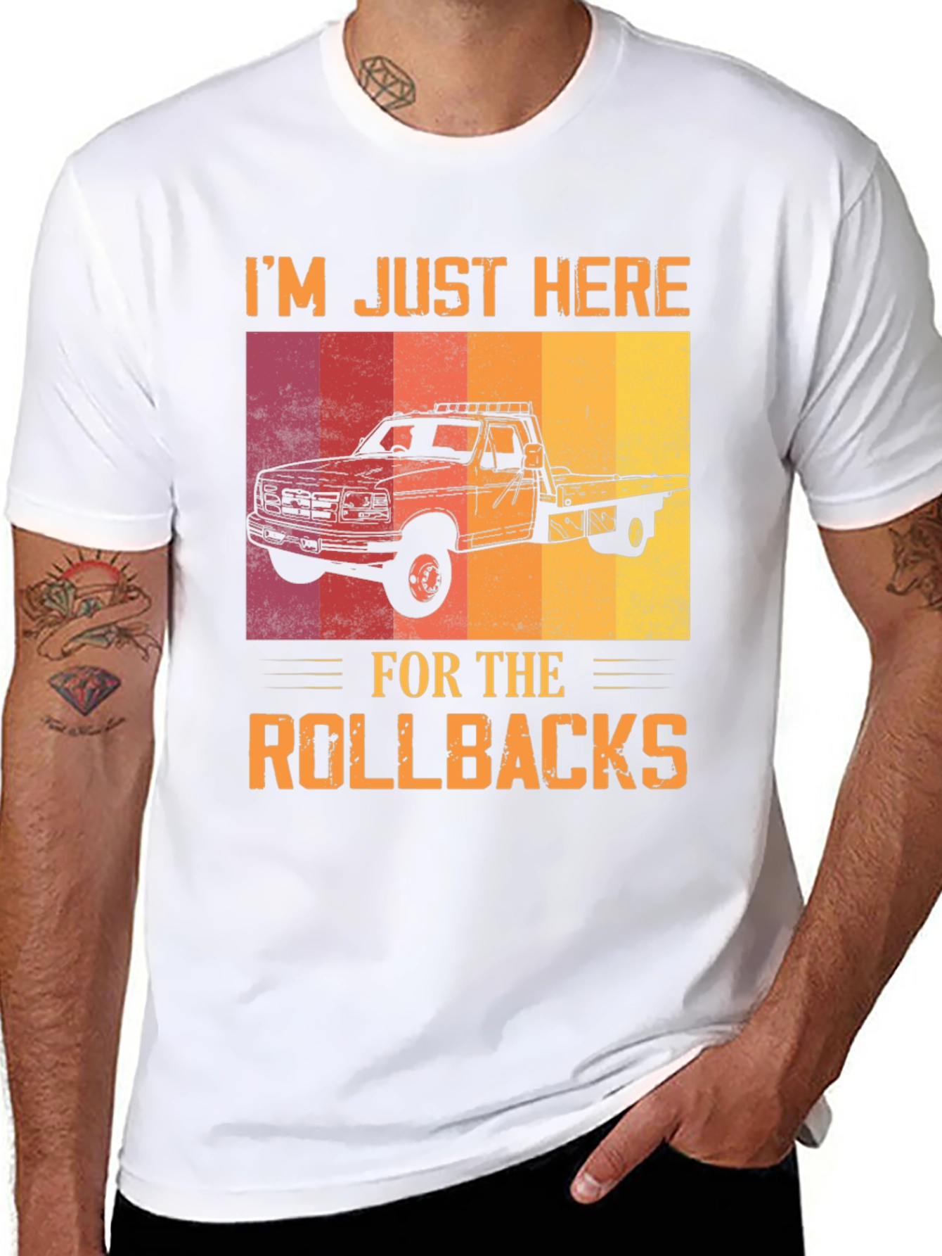 Rollback Truck T-Shirt - Tow Truck Driver Tee