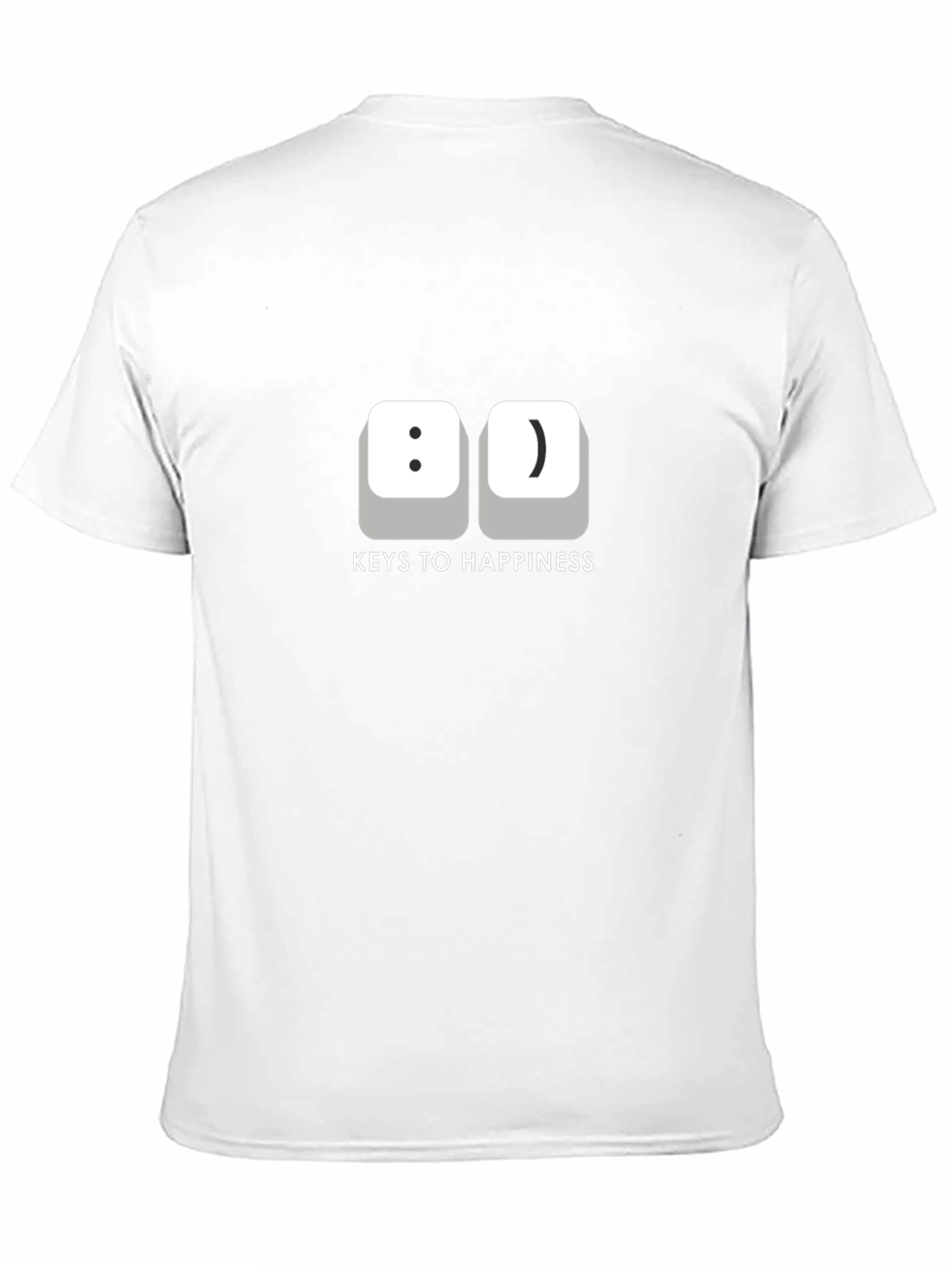 Keys to Happiness T-Shirt -  Funny Computer Geek Tee