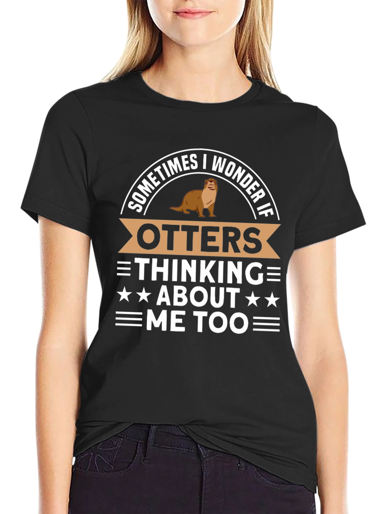 Otters Thinking About Me T-Shirt