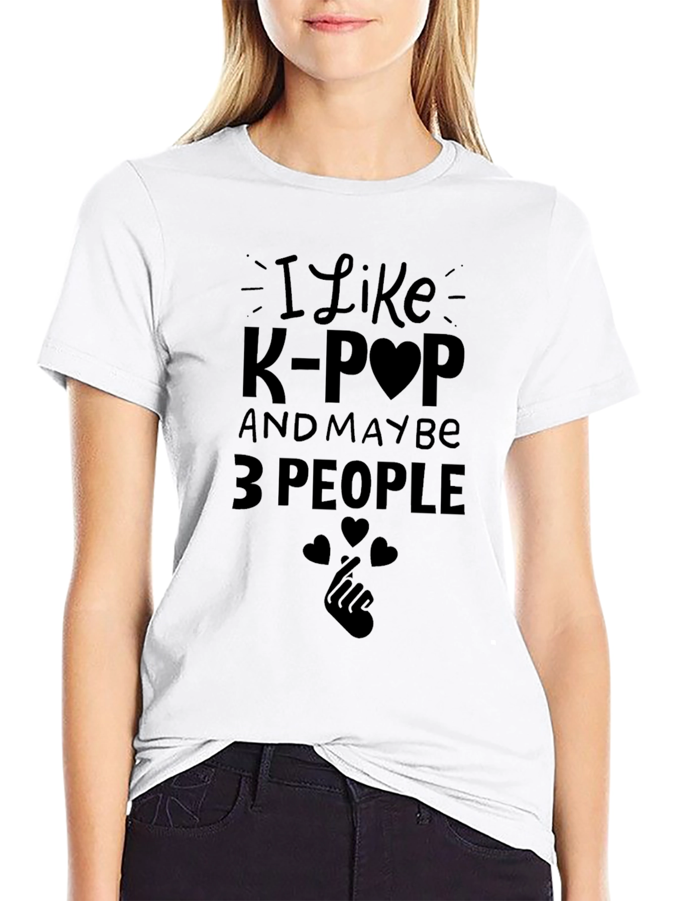 I Like K-Pop and Maybe 3 People T-Shirt