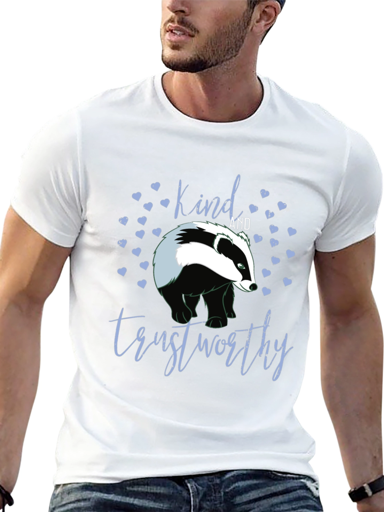 Kind & Trustworthy Badger Graphic T-Shirt