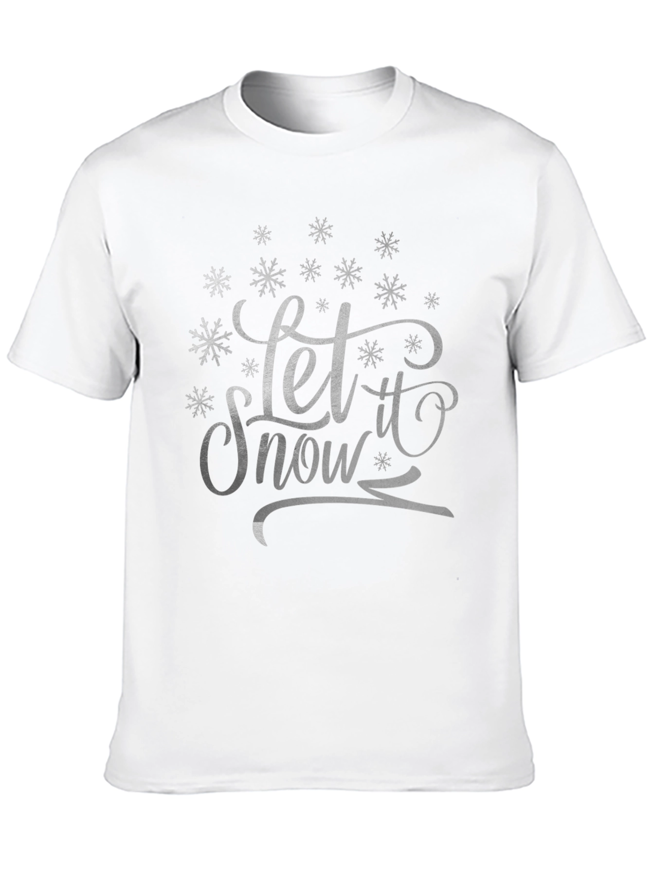 Let It Snow Graphic Tee - Winter Holiday Shirt