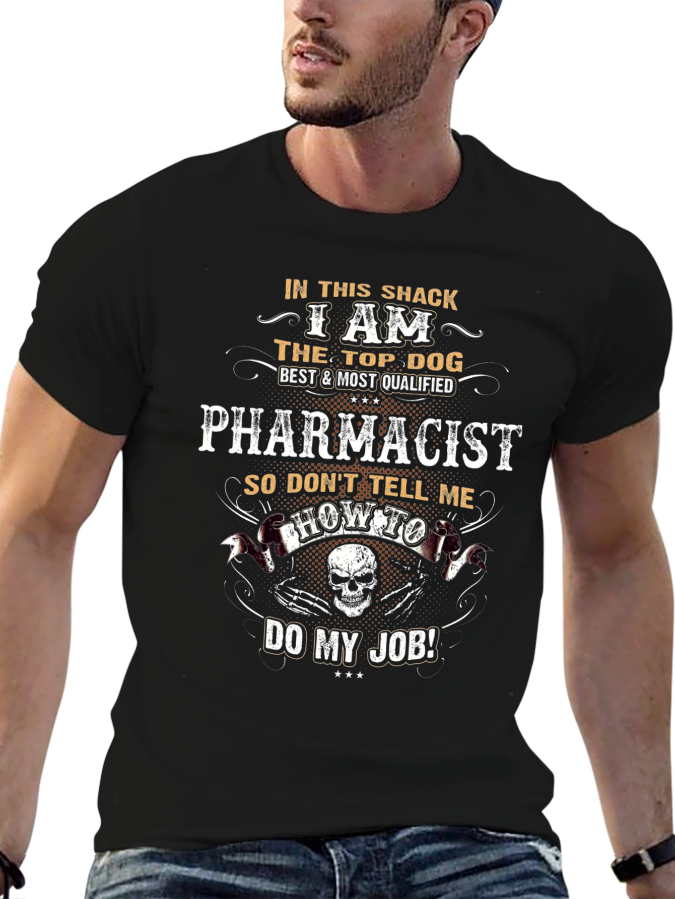 Pharmacist Top Dog Graphic Tee