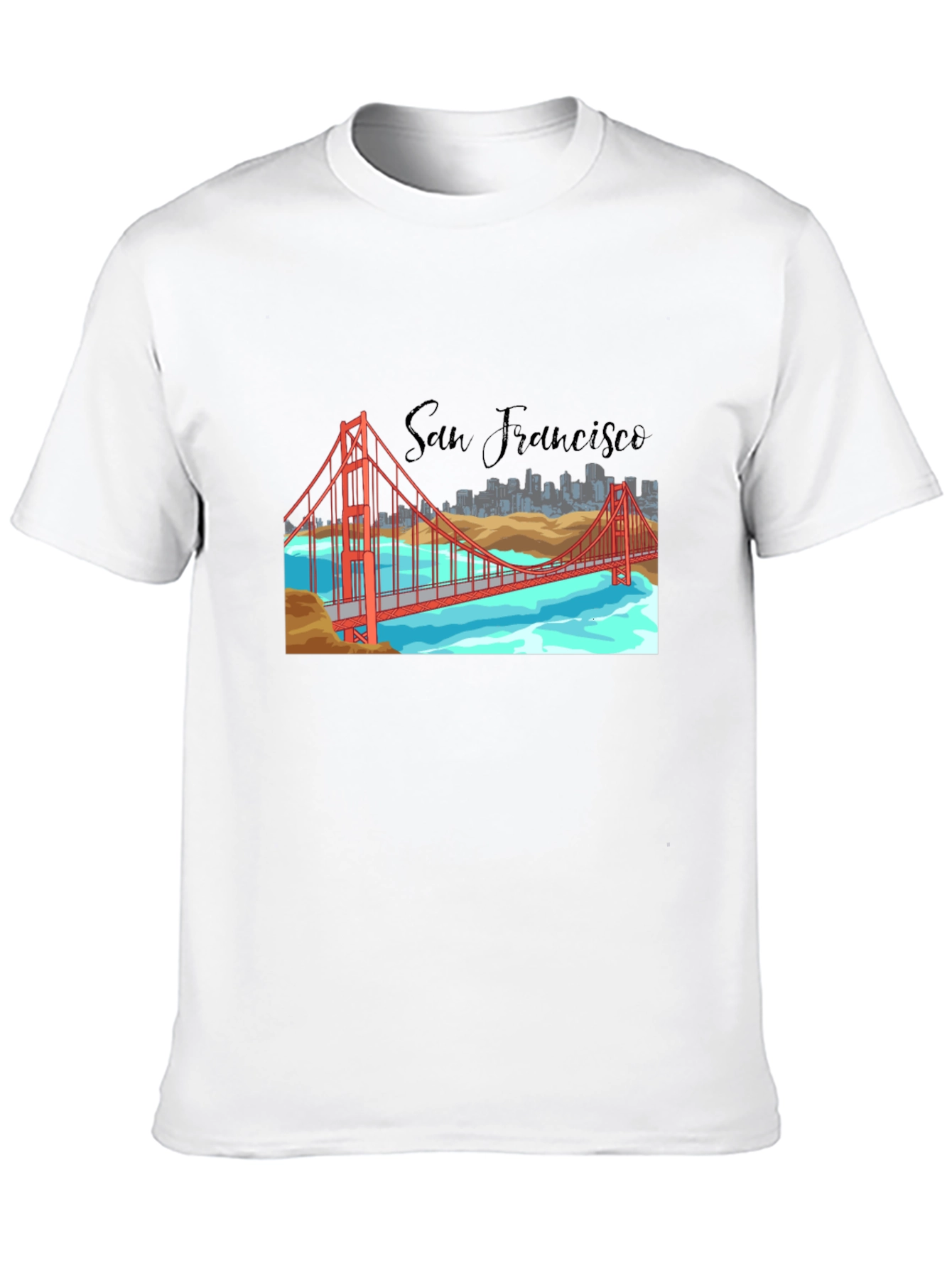 San Francisco Bridge Graphic Tee - Classic Black