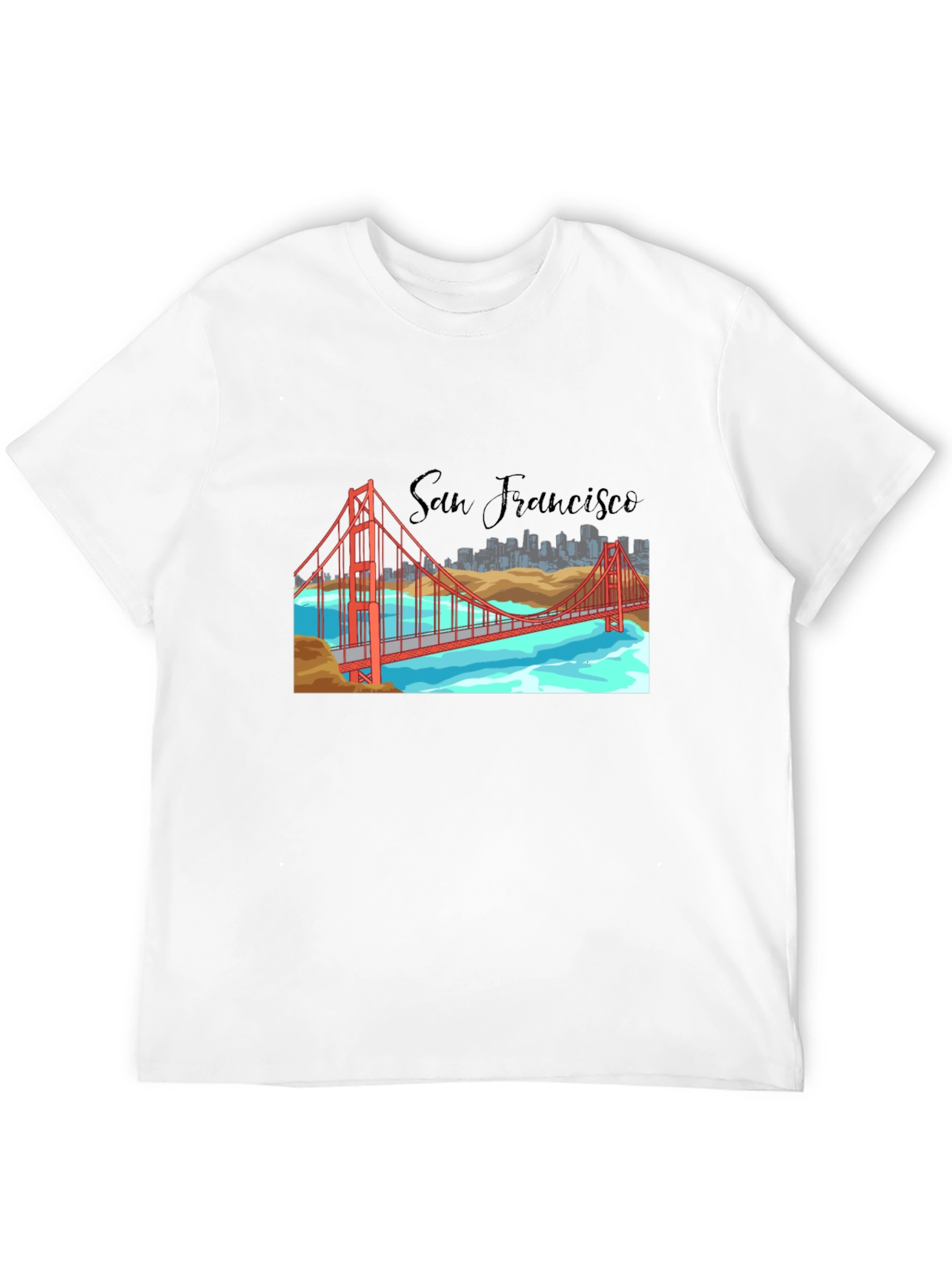 San Francisco Bridge Graphic Tee - Classic Black