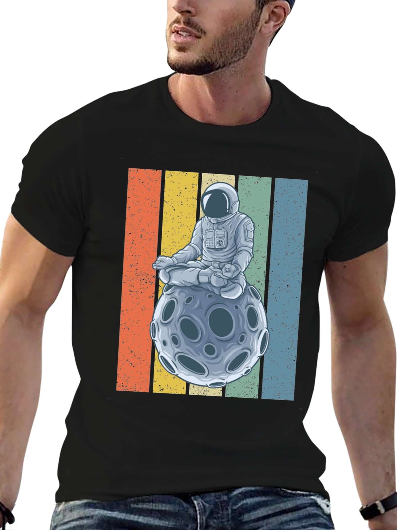 Astronaut Moon Meditation T-Shirt